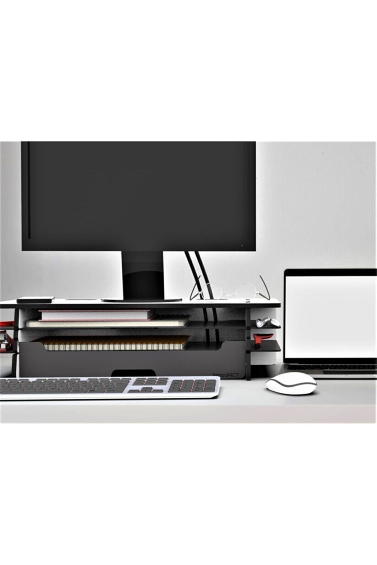 Laviyosa Ofis Büro Yükseltici ve Çok Amaçlı Monitör Standı
