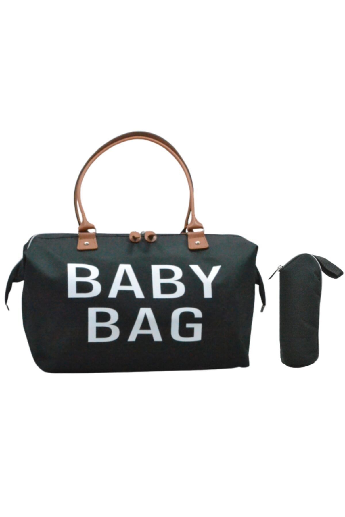 my PİOGGİA 2 Li Set Set Baby Bag Siyah Anne Bebek Bakım Ve Mommy Kadın Çantası Ve Biberon Çantası