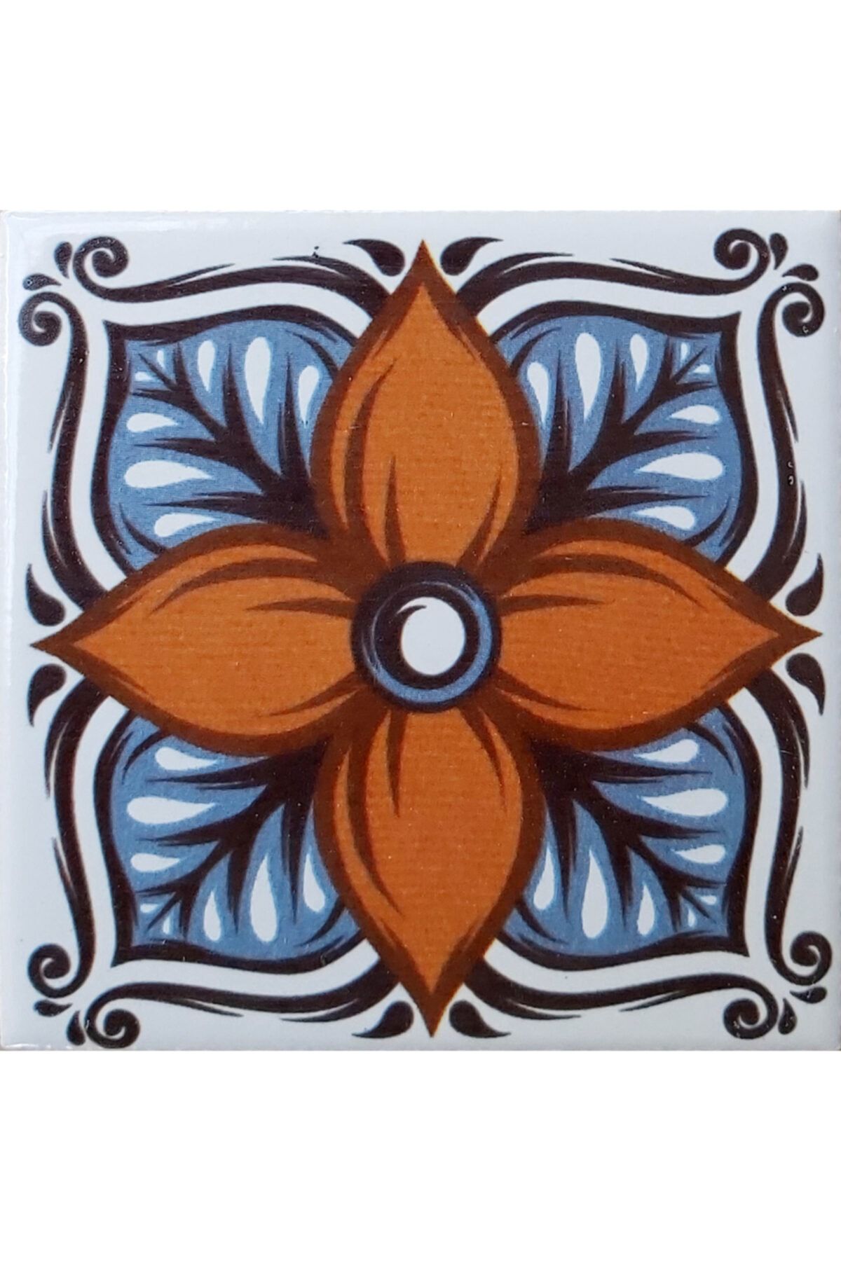 CAN SERAMİK – 10*10 Cm. Cç-6 Kütahya Çini Karo ( 5' Li 1 Paket)