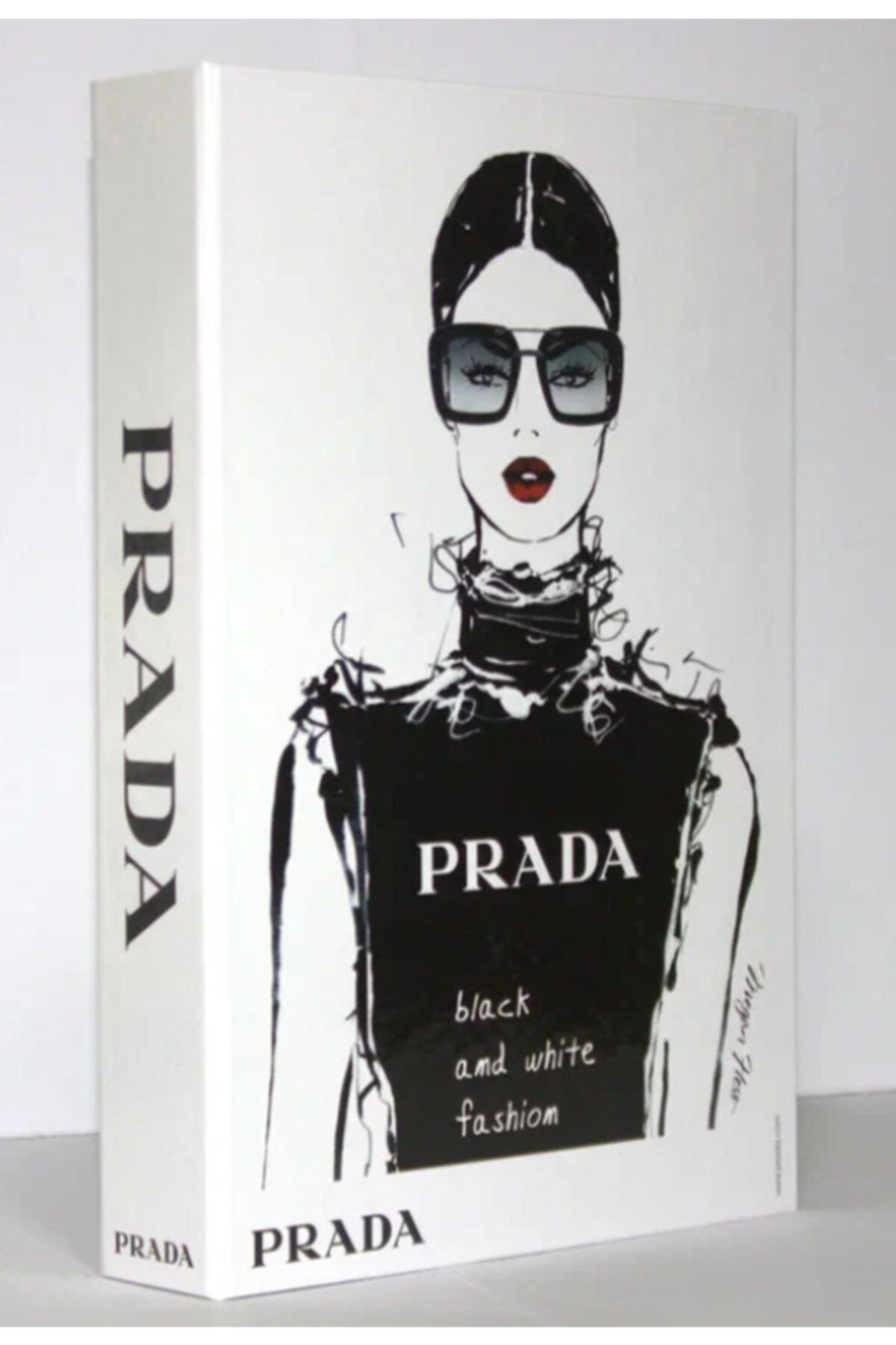 MagicHomeDecor Prada Dekoratif Kitap Kutusu