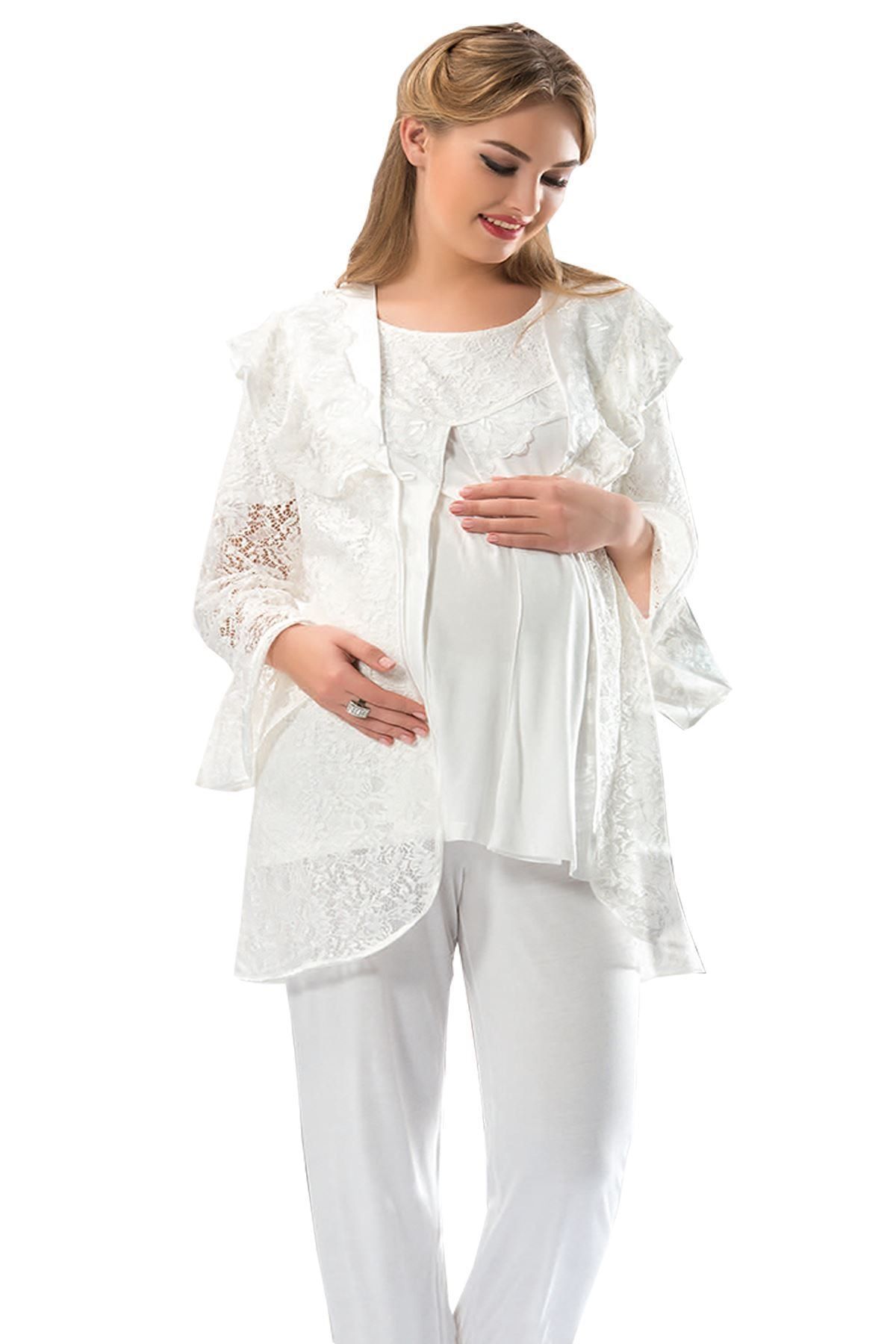 Rouva Giyim Rouva 1303 Lohusa Pijama Takımı