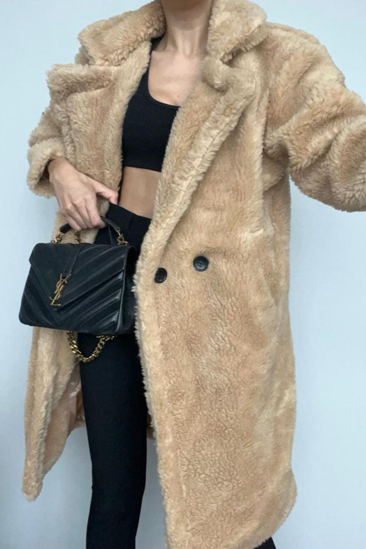 ANONCE STUDIO Teddy ' Soft ' Taş Kaban Oversize Std Beden