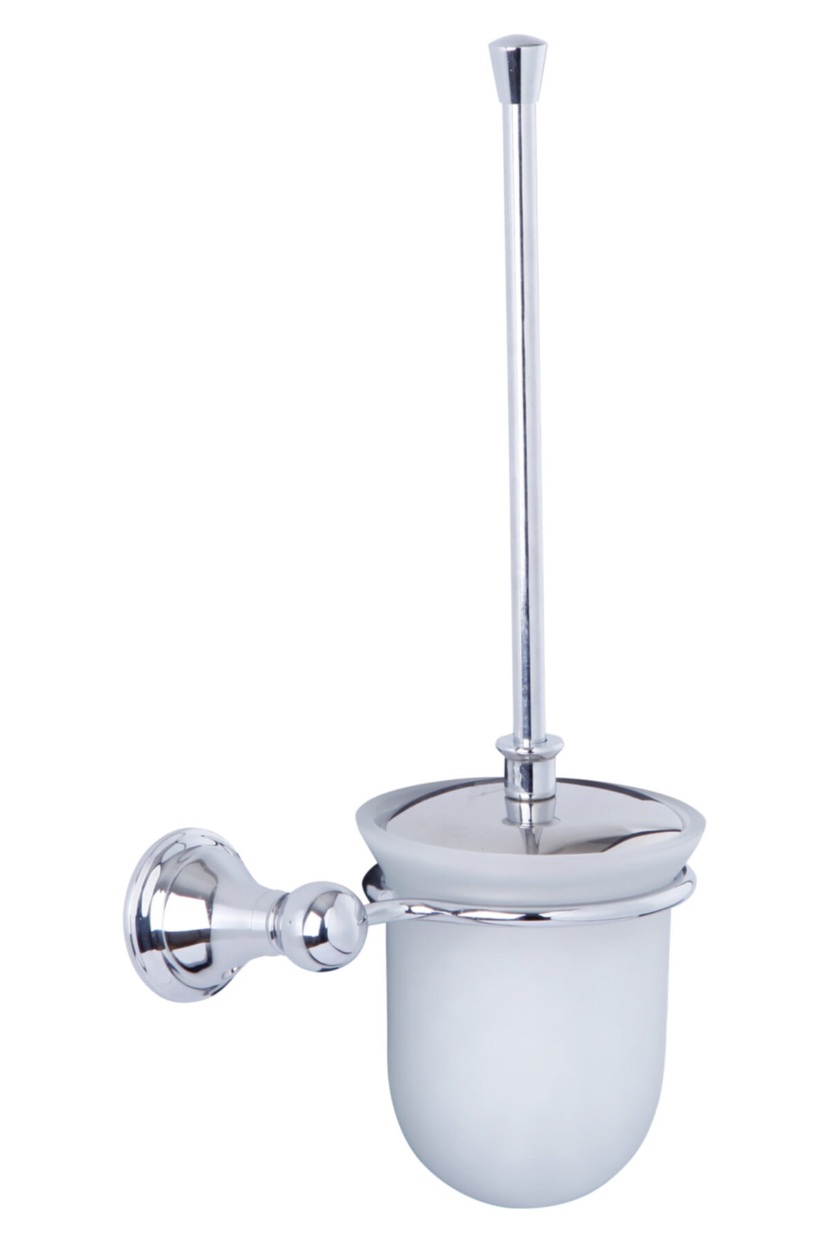 Line Bathroom Olıvıa Tuvalet Fırçalık (buzlu Cam), Krom