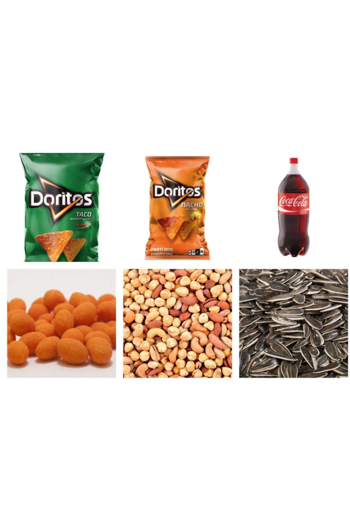 EL YAPIMI Alokrais Yılbaşı Seti (doritos,kola,çerez,çekirdek)