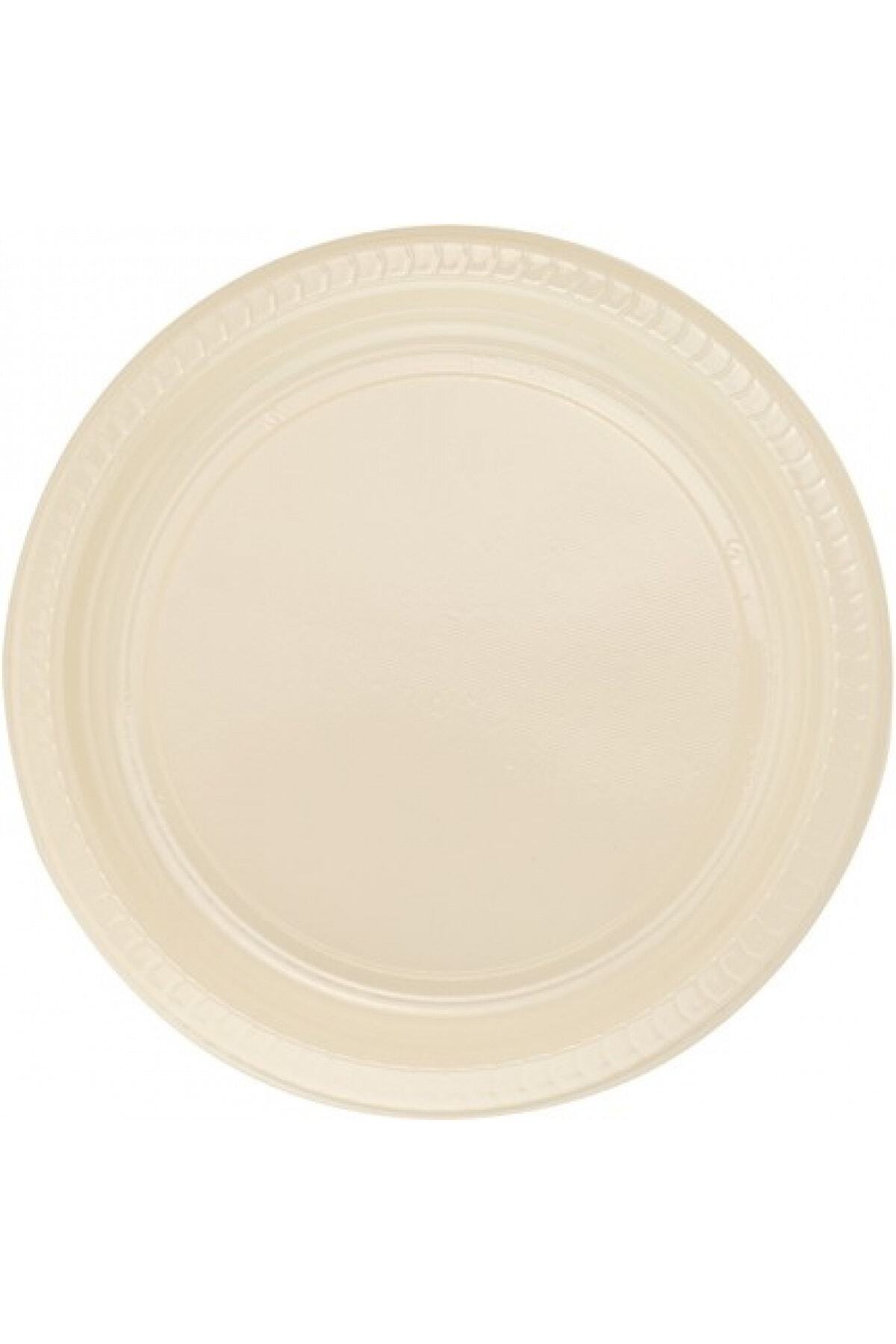 NO.8 HOUSE Krem Plastik Tabak 22 Cm 25 Adet