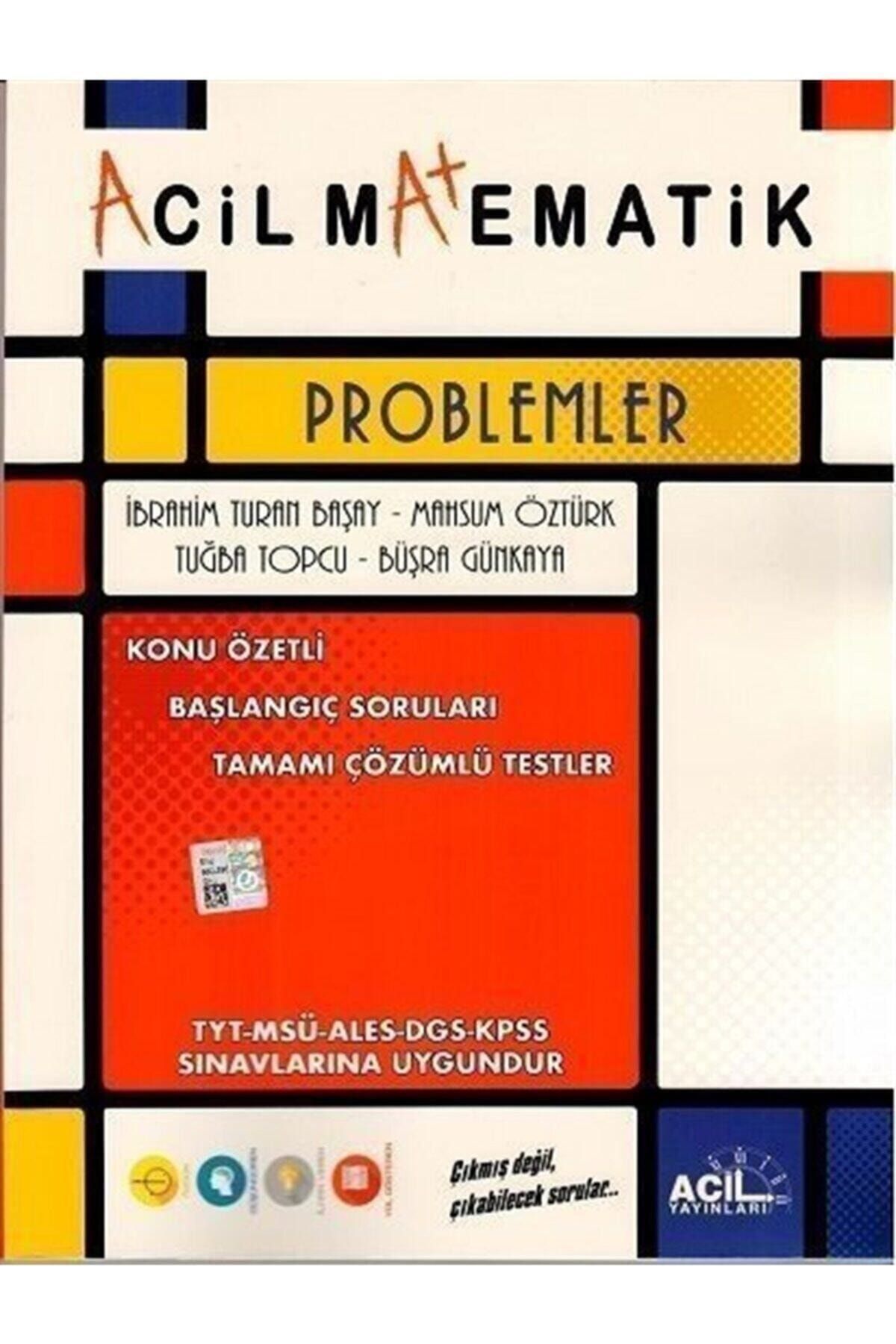 Maksimum Acil Acil Yayınları Tyt Matematik Acil Problemler - 2022