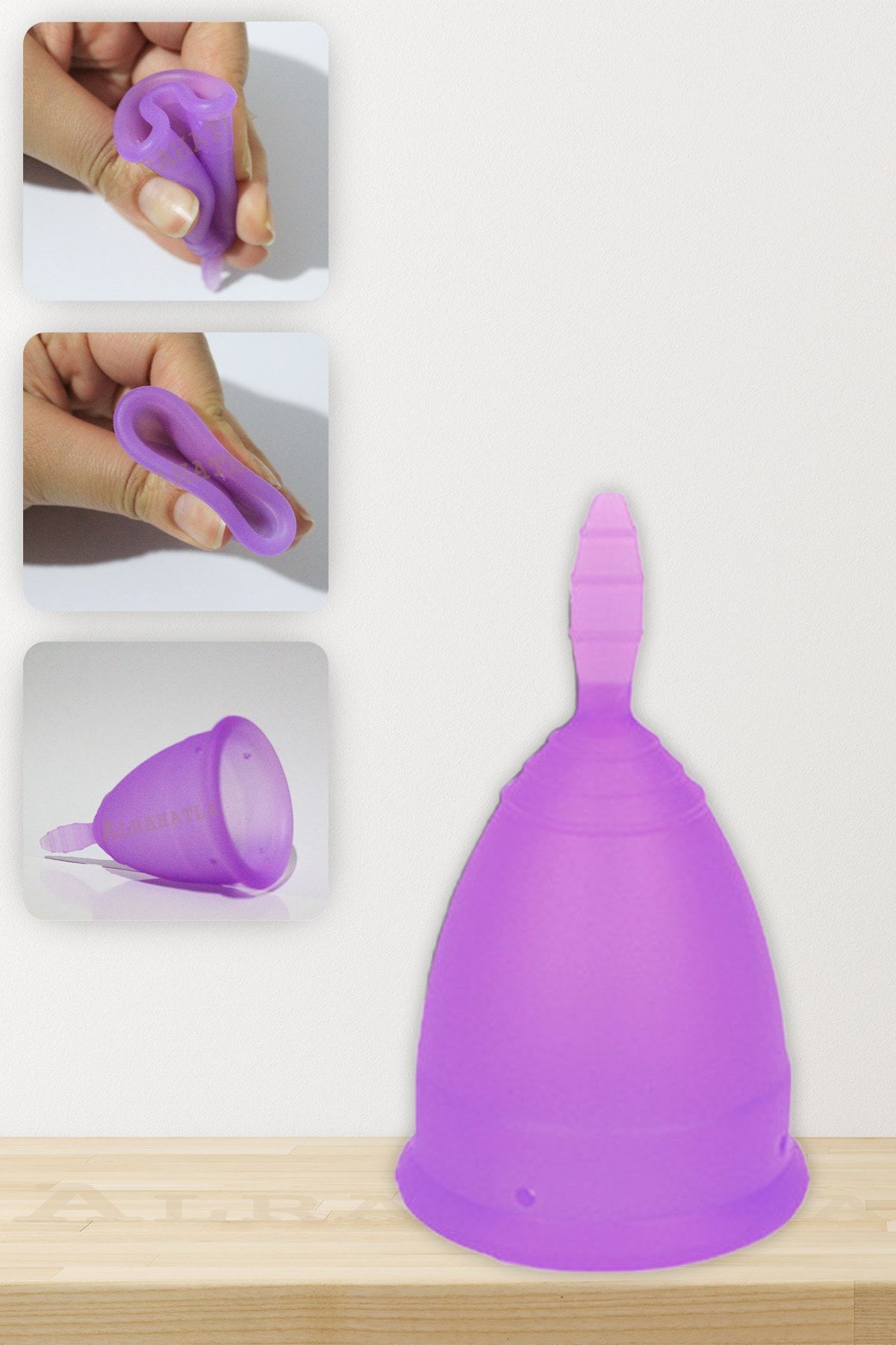Alrahatla Medikal Silikon Menstrual Kap  Adet Kabı Small Regl Kabı