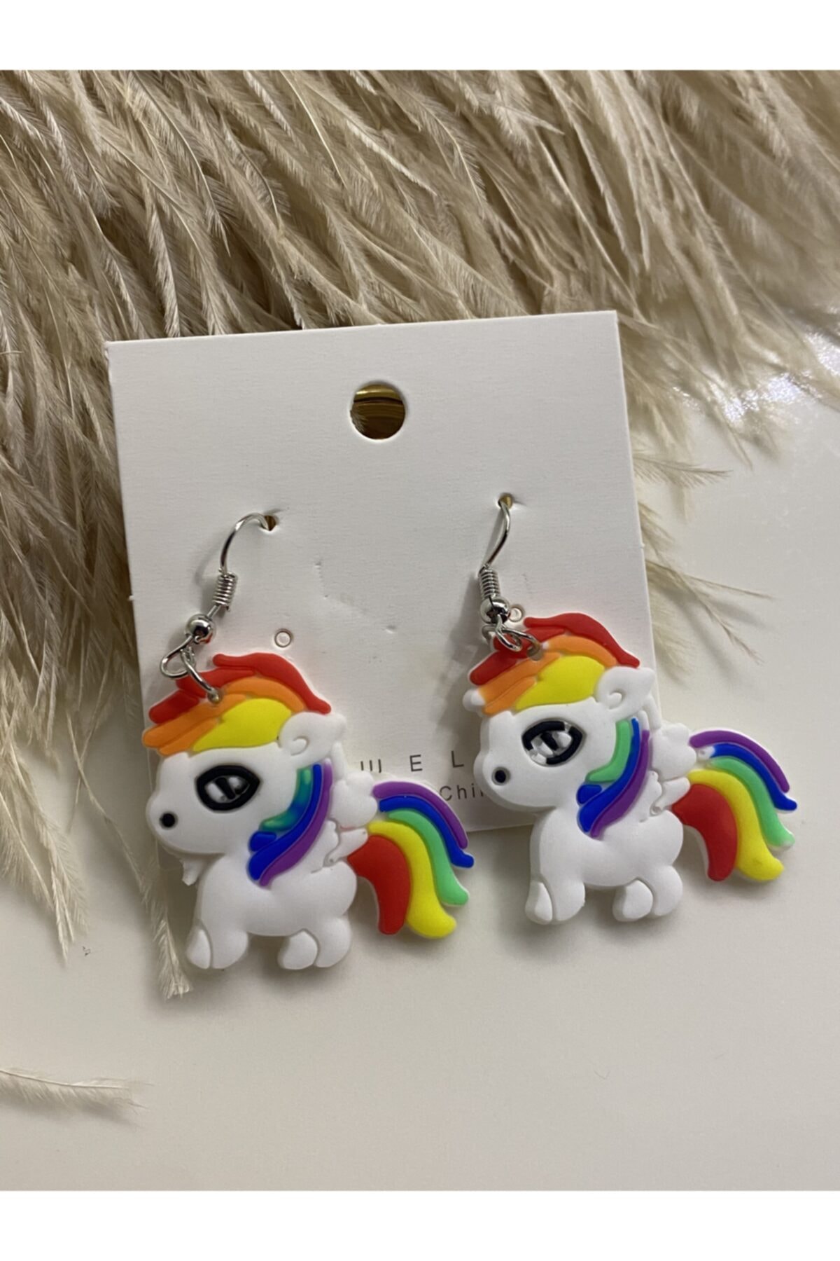 angel world Unicorn Çocuk Küpesi