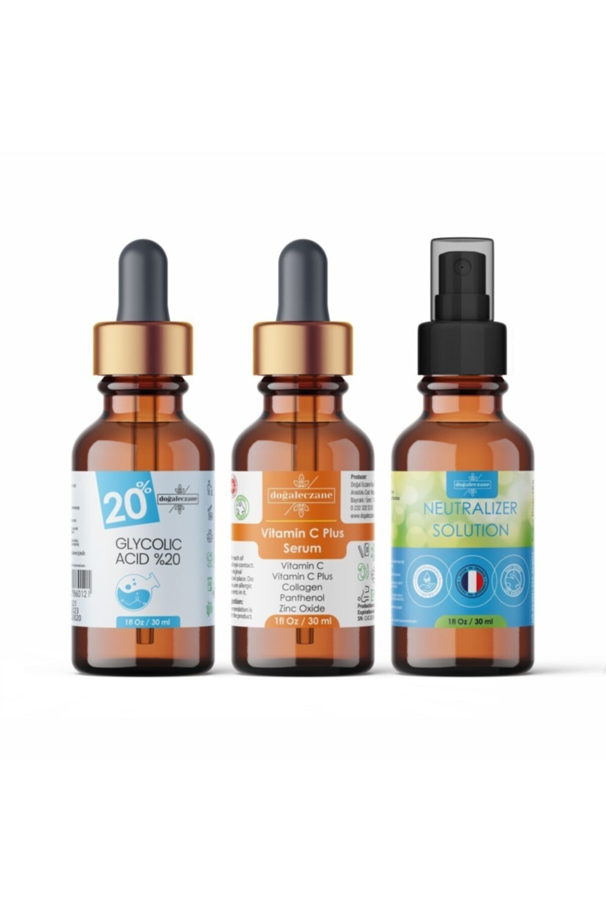 Doğal Eczane Glikolik Asit %20 Peeling 110 ml