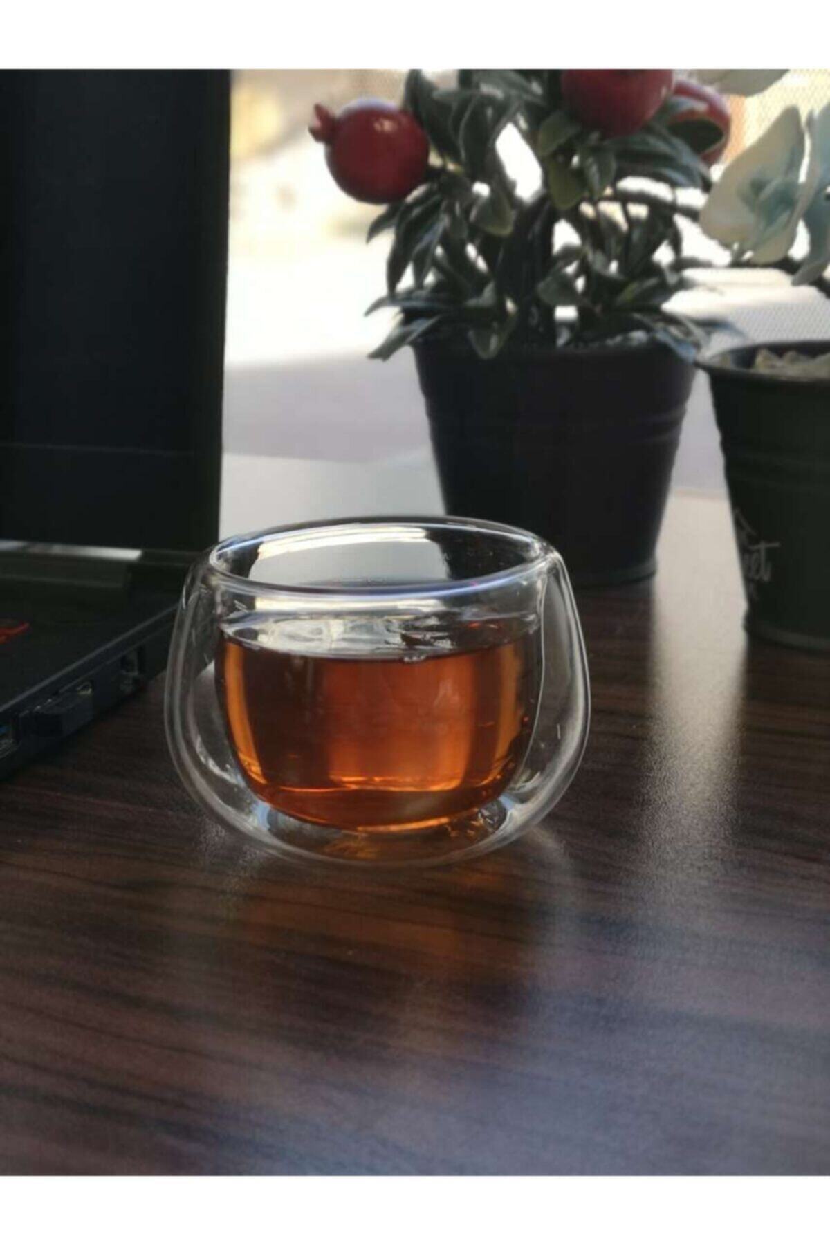 Perotti Çift Cidarlı 160ml Cam Kupa 12472 Fma02143