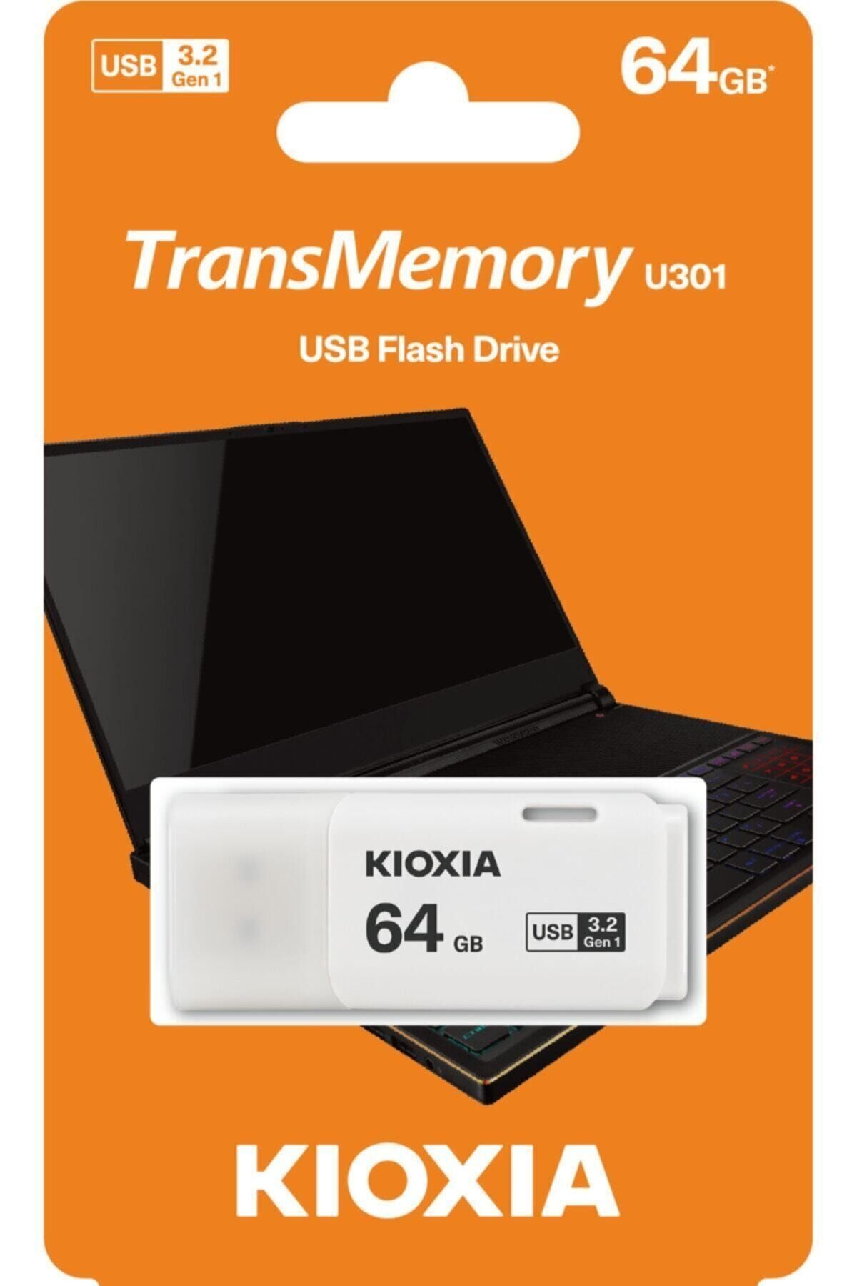 Kioxia 64gb Usb3.2 Gen1 Kıoxıa Beyaz Usb Bellek Lu301w064gg4