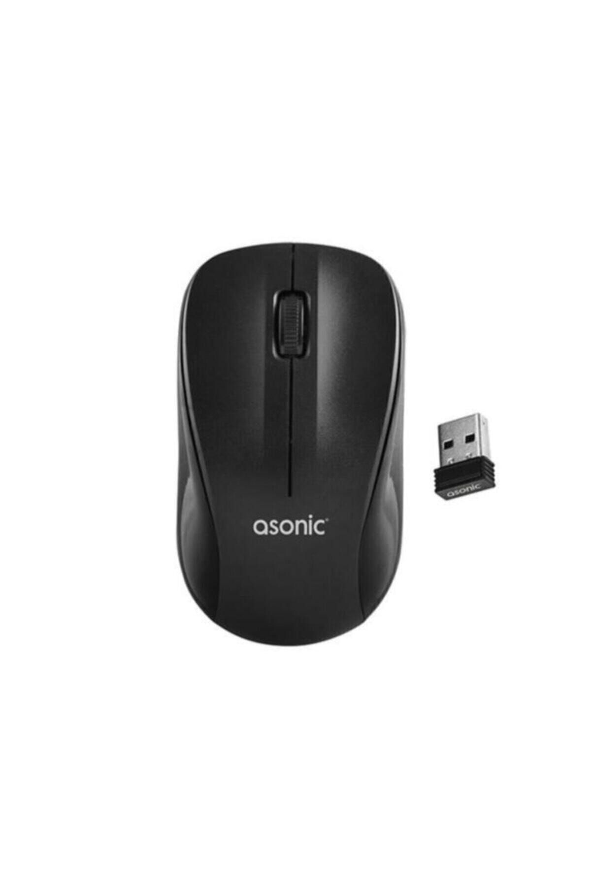 Asonic As-wm5 Mouse Kablosuz Usb Optik Siyah