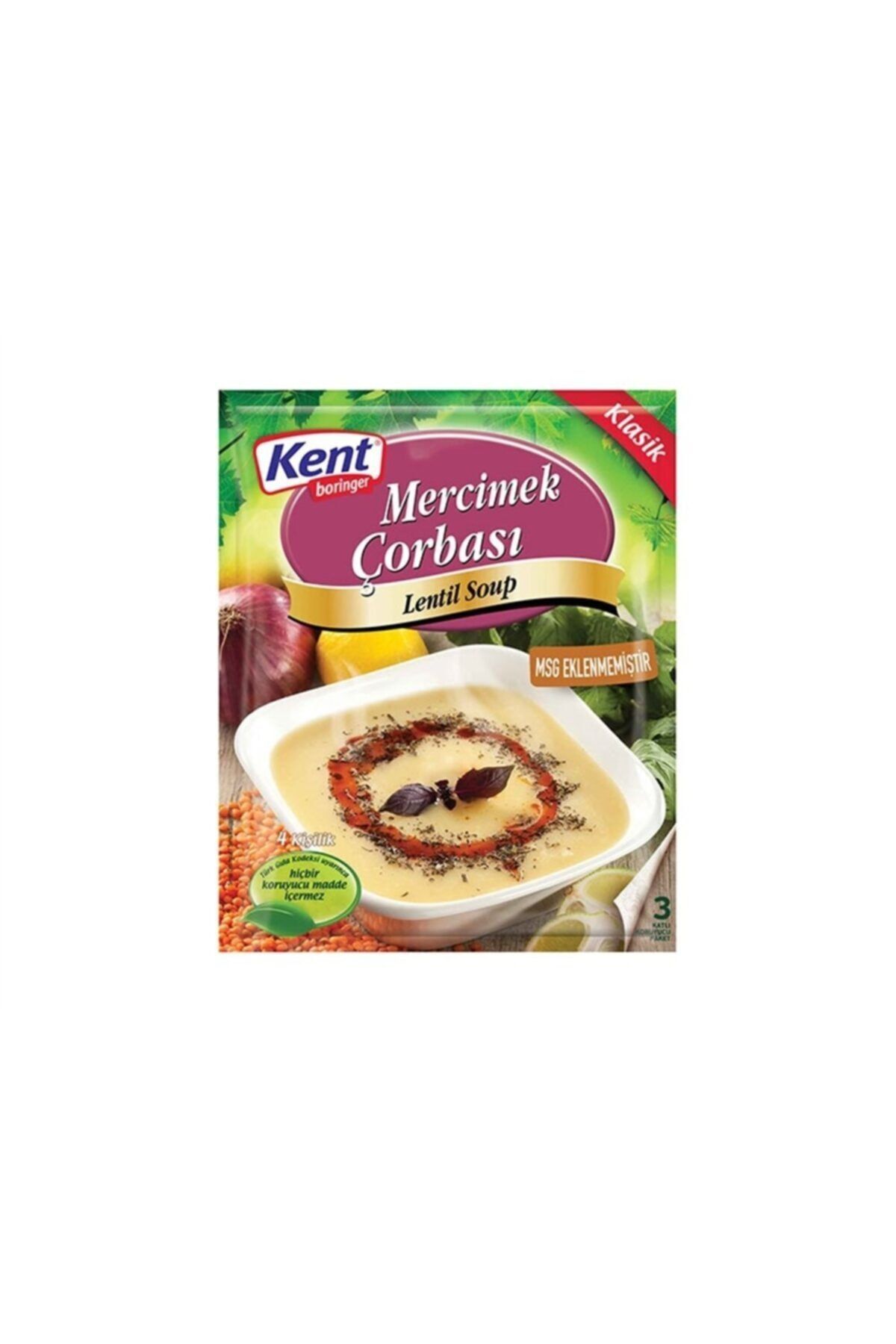 Kent Boringer Mercimek Çorbası 1 Paket