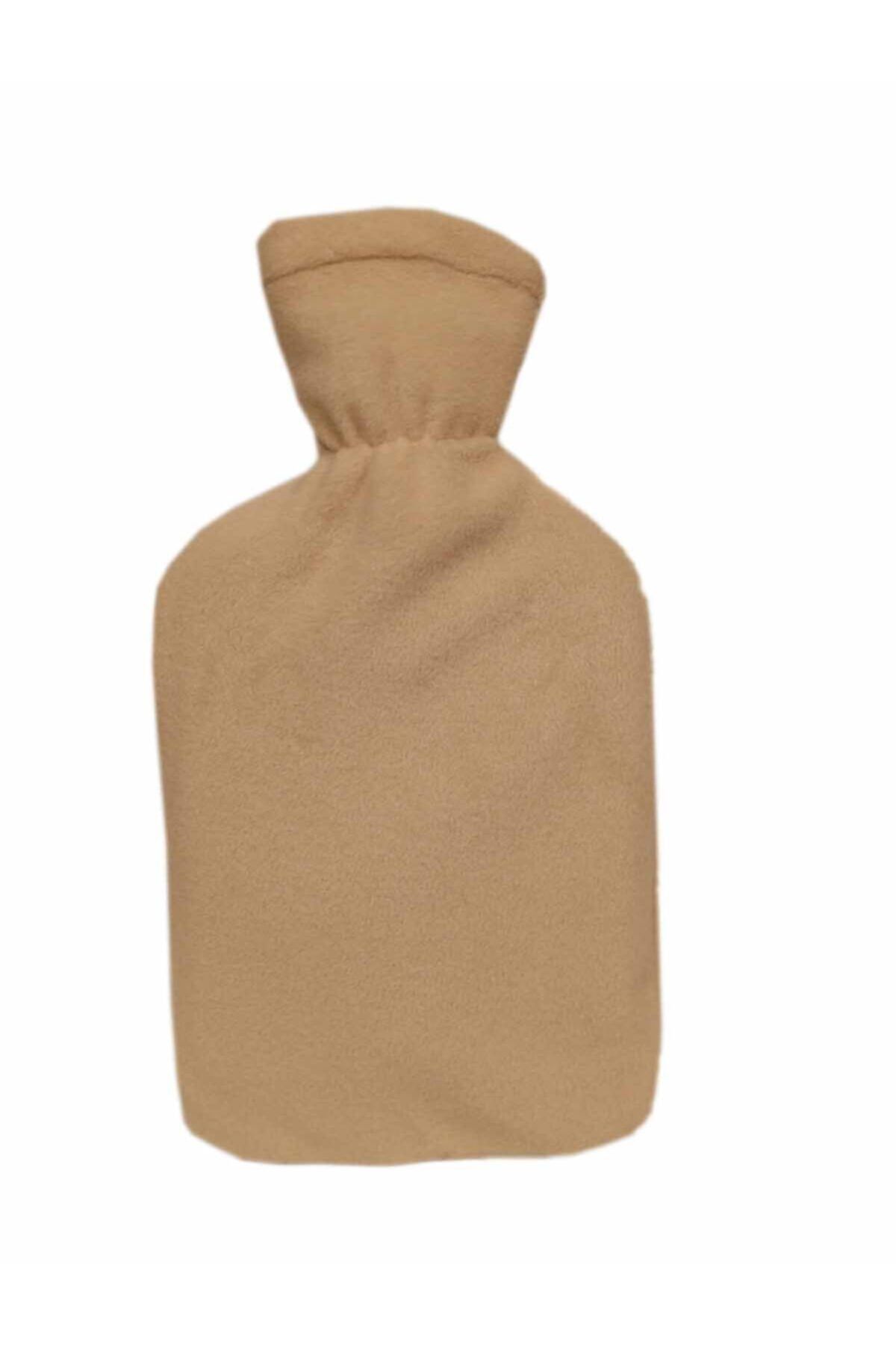Ankaflex Highconcept Kahverengi Polar Kılıflı Sıcak Su Torbası Kokusuz Termofor Isıtıcı 1750 Ml 33x21 Cm