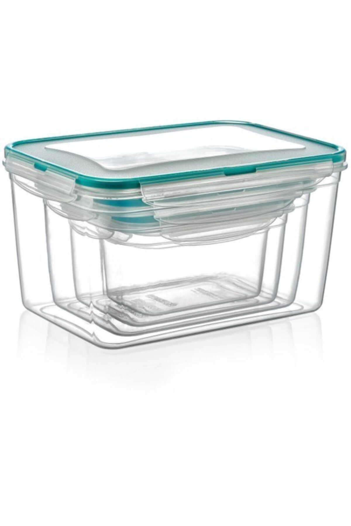 Mark Galery Fresh Box Derin Dikdörtgen 3lü Set 0,7-1,3-2,4 Lt Lc-350