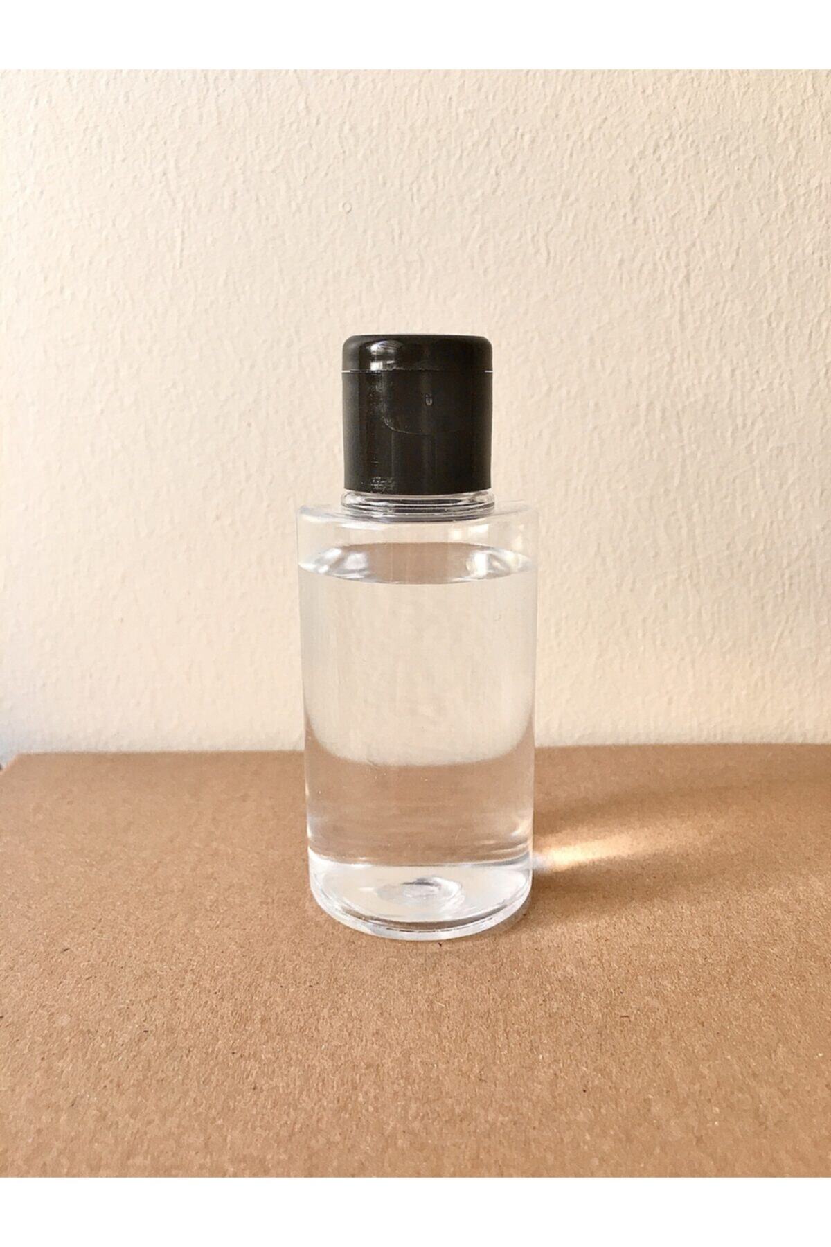 Sizeuyduk 50 Adet 50 ml  Siyah Fliptop Kapak Om62 Dezenfektan Kolonya Parfüm Boş Şişesi