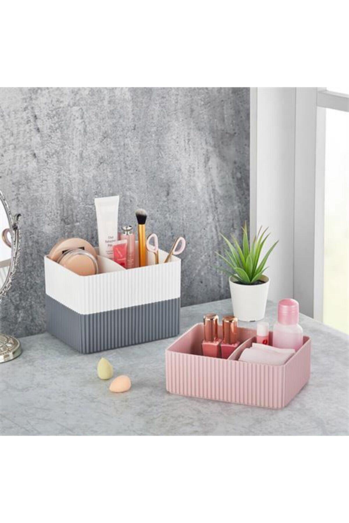 Transformacion Transformacıon Vachel 3 Renk Banyo Makyaj Organizer Seti