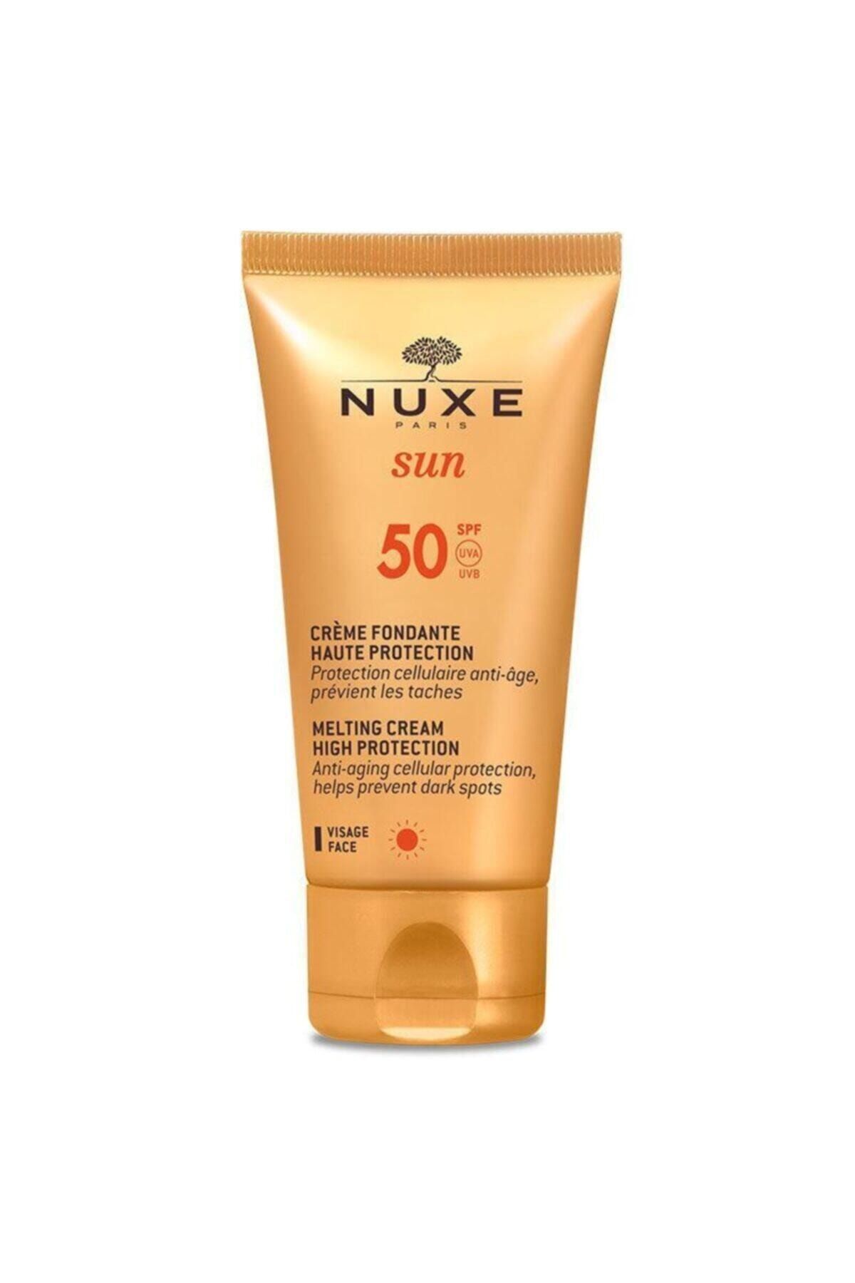 Nuxe Sun Creme Fondante Visage Haute Protection Spf50 50ml