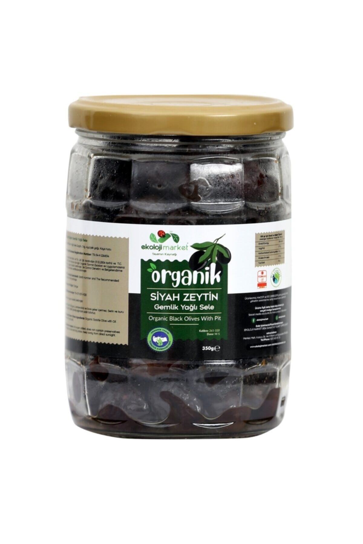 Ekoloji Market Organik Yağlı Sele Zeytin 350 Gr