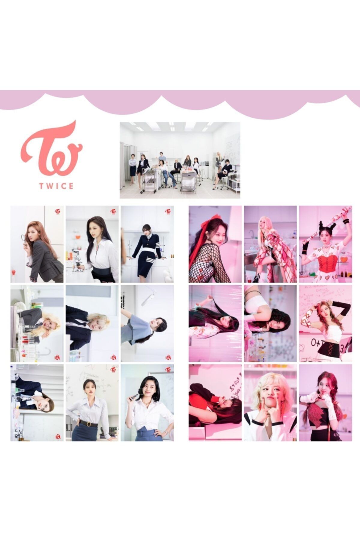 Kpop Dünyasi Twıce '' Formula Of Love '' Fotokart Seti 3