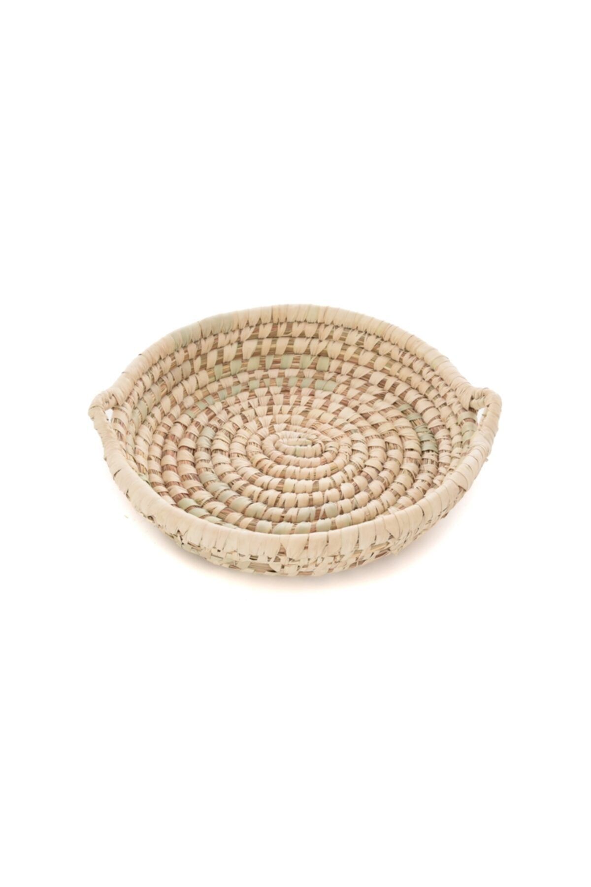 Savana El Yapımı Sanatları Toad Hasır Tepsi_ 30 Cm