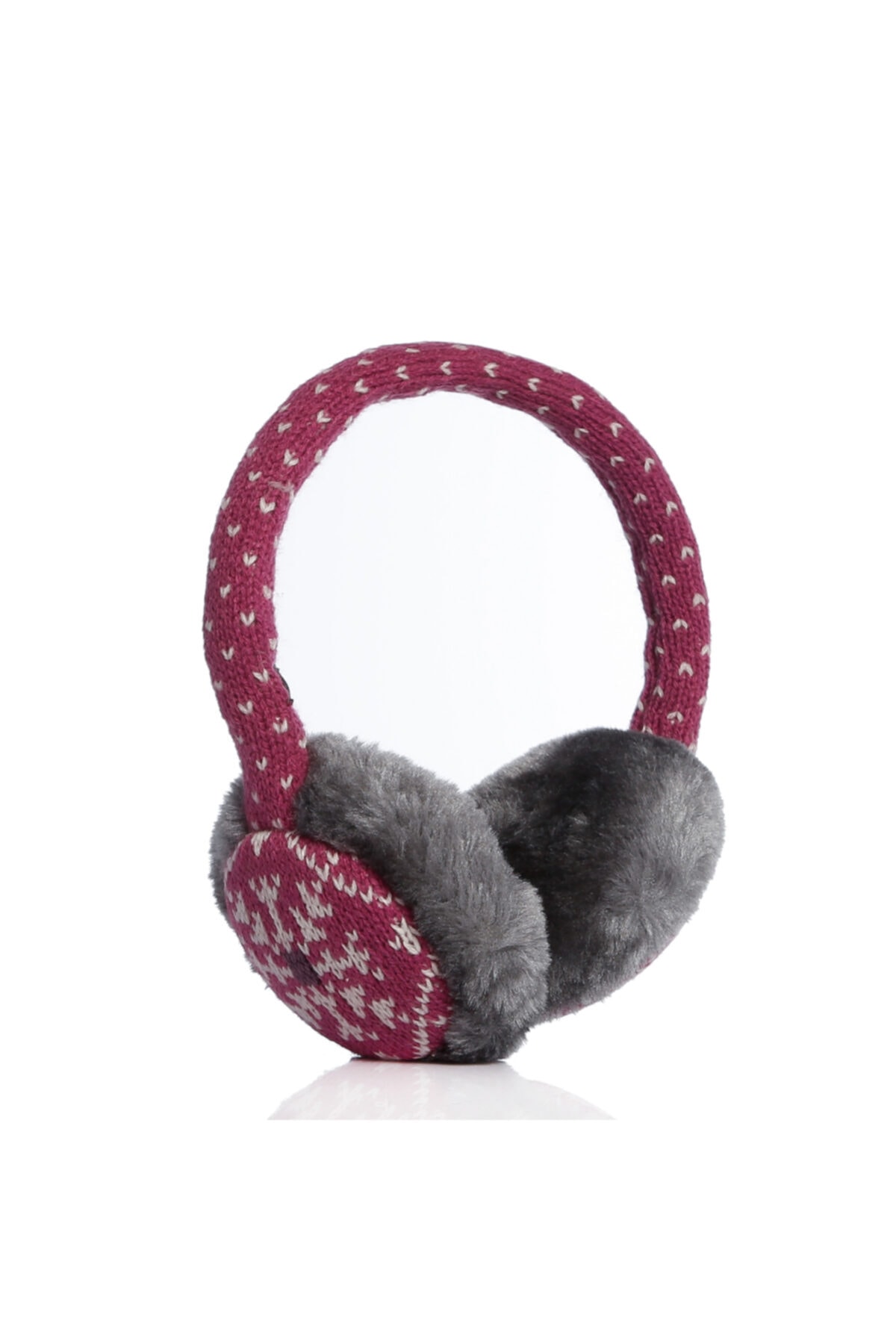 CODEGEN Muffy Mf-013 Mikrofonlu Mor Örgülü Peluş Kulaküstü Kulaklık