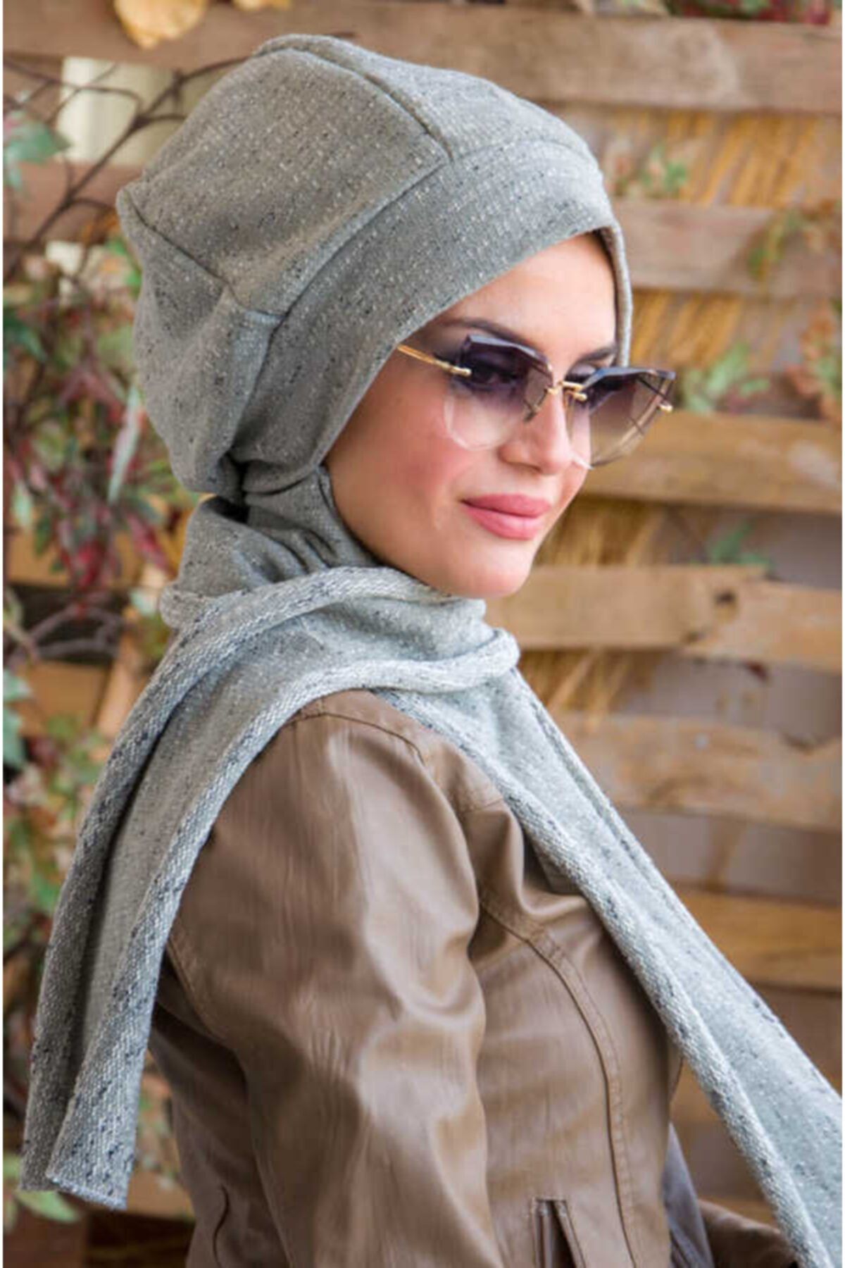 Aişe tesettür Kırçıllı Pastel Tesettür Bere