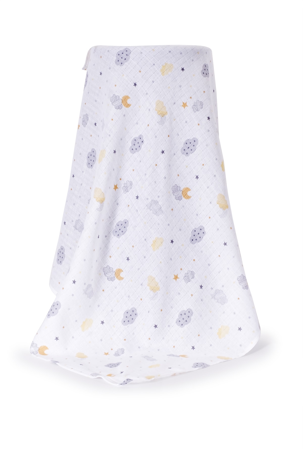 paris in paris Bebek Örtüsü %100 Pamuklu Organik Müslin Kumaş