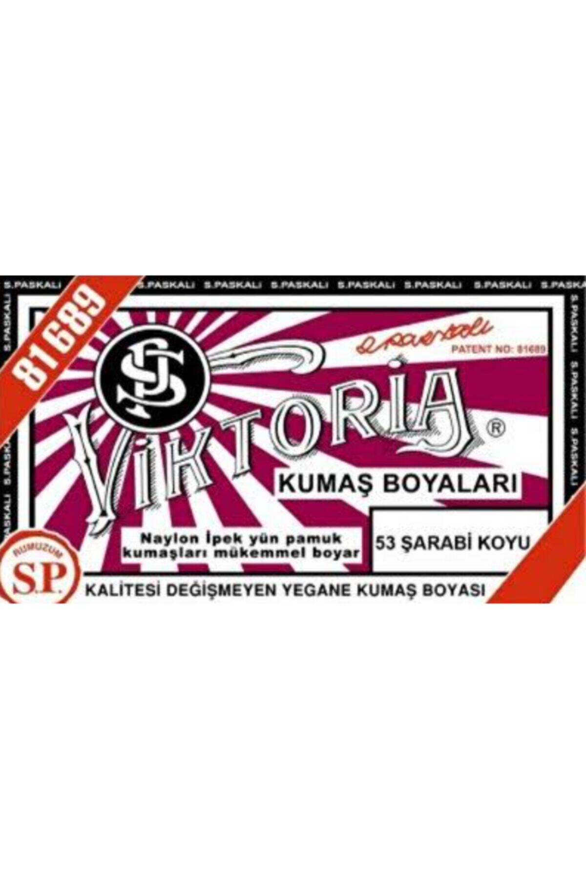 Viktoria Boya Viktoria Kumaş Boyası 10gr Şarabi Koyu