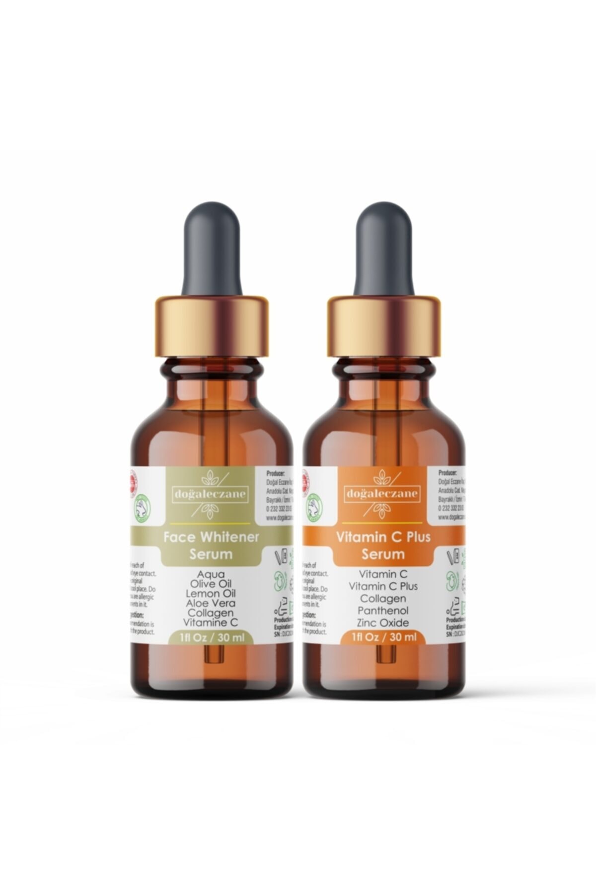 Doğal Eczane Yüz Beyazlatma Serum Seti