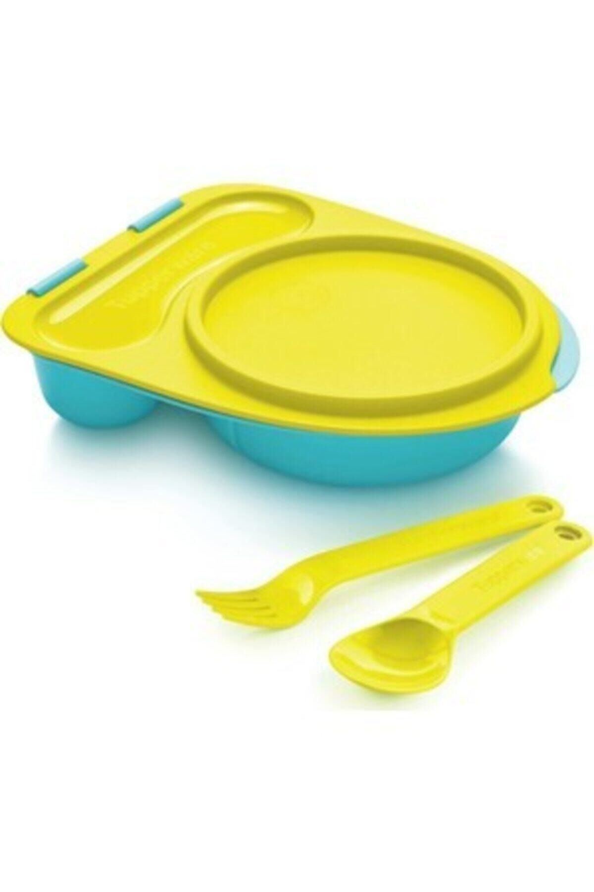 Tupperware Sarı Pratik Beslenme Kutusu ve Servisi