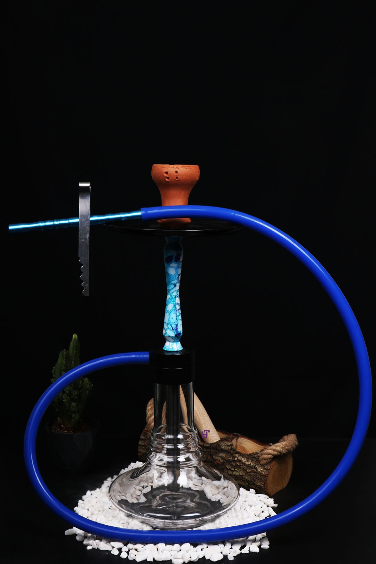 Nova Yt Desenli Orta Konya Nargile Takımı