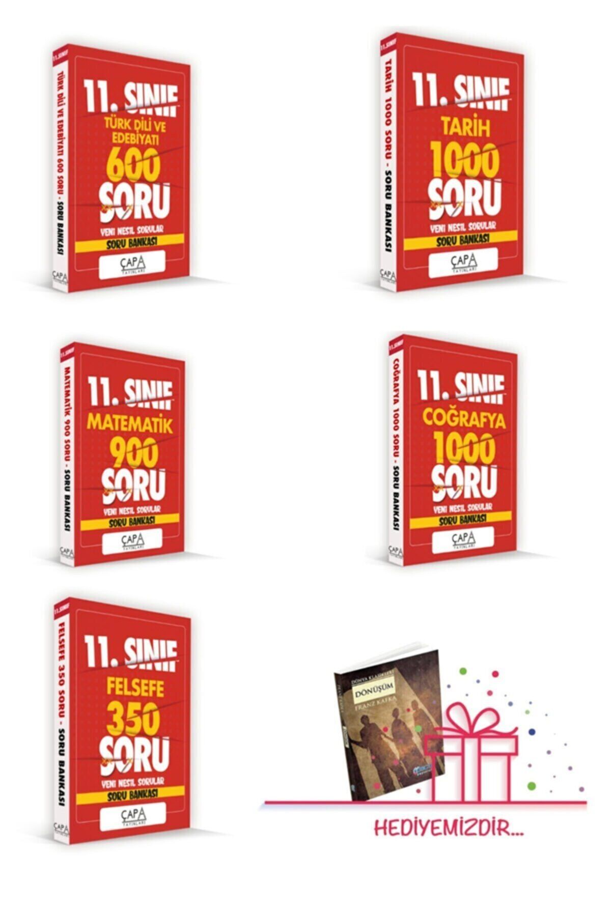 ÇAPA YAYINLARI 11.sınıf Eşit Ağırlık Soru Seti (5kitap) + (deneme Hediye)