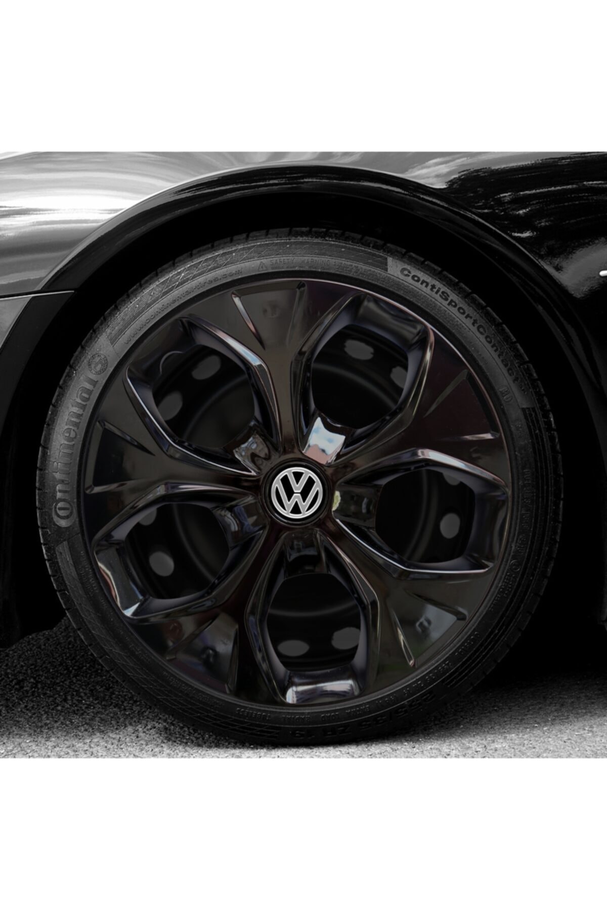 UÇAN AUTO Kırılmaz Volkswagen Polo 15'' Inç Jant Kapağı 4 Adet 1 Takım 1009