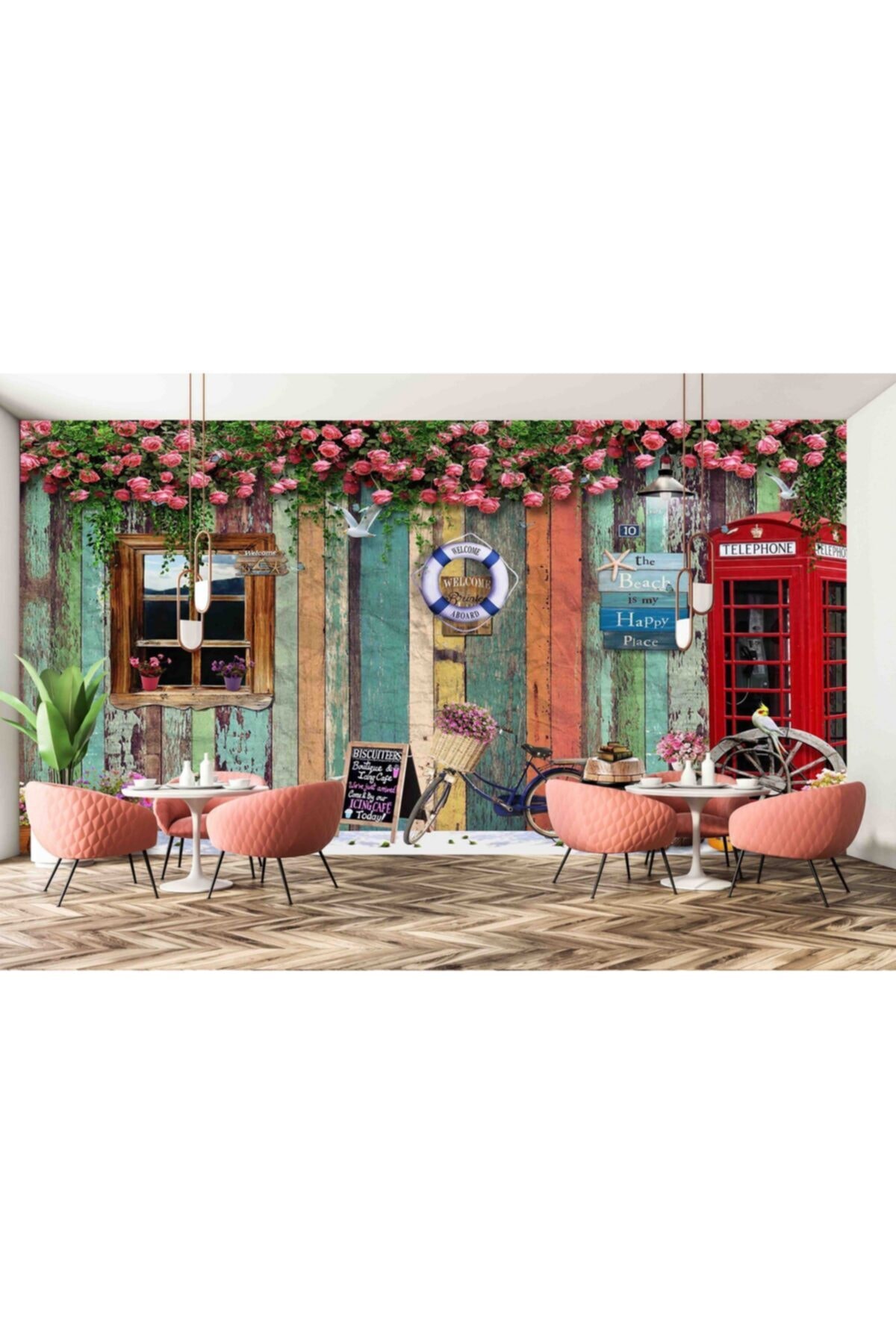 ARSLAN DEKOR Cafe Tarzı Duvar Kağıdı