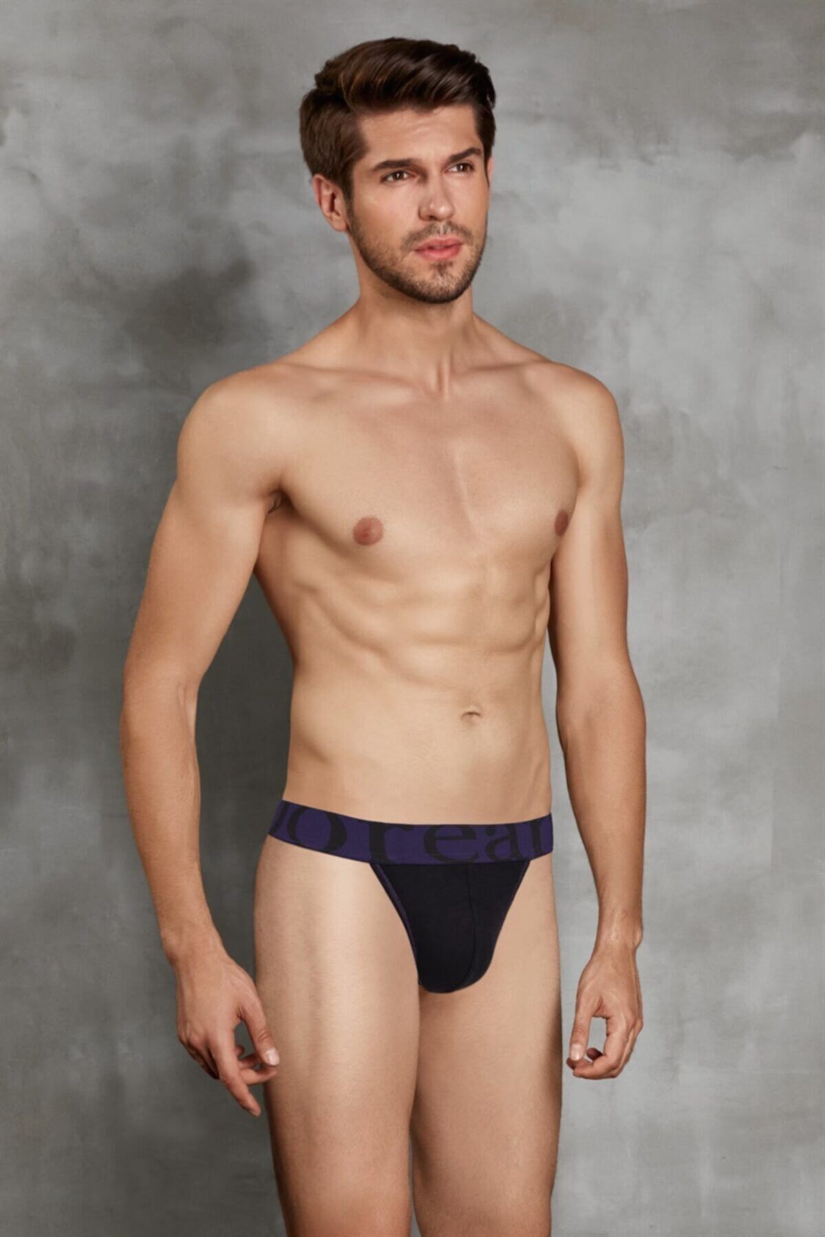 Doreanse Erkek Micromodal Tanga String 1379 Siyah
