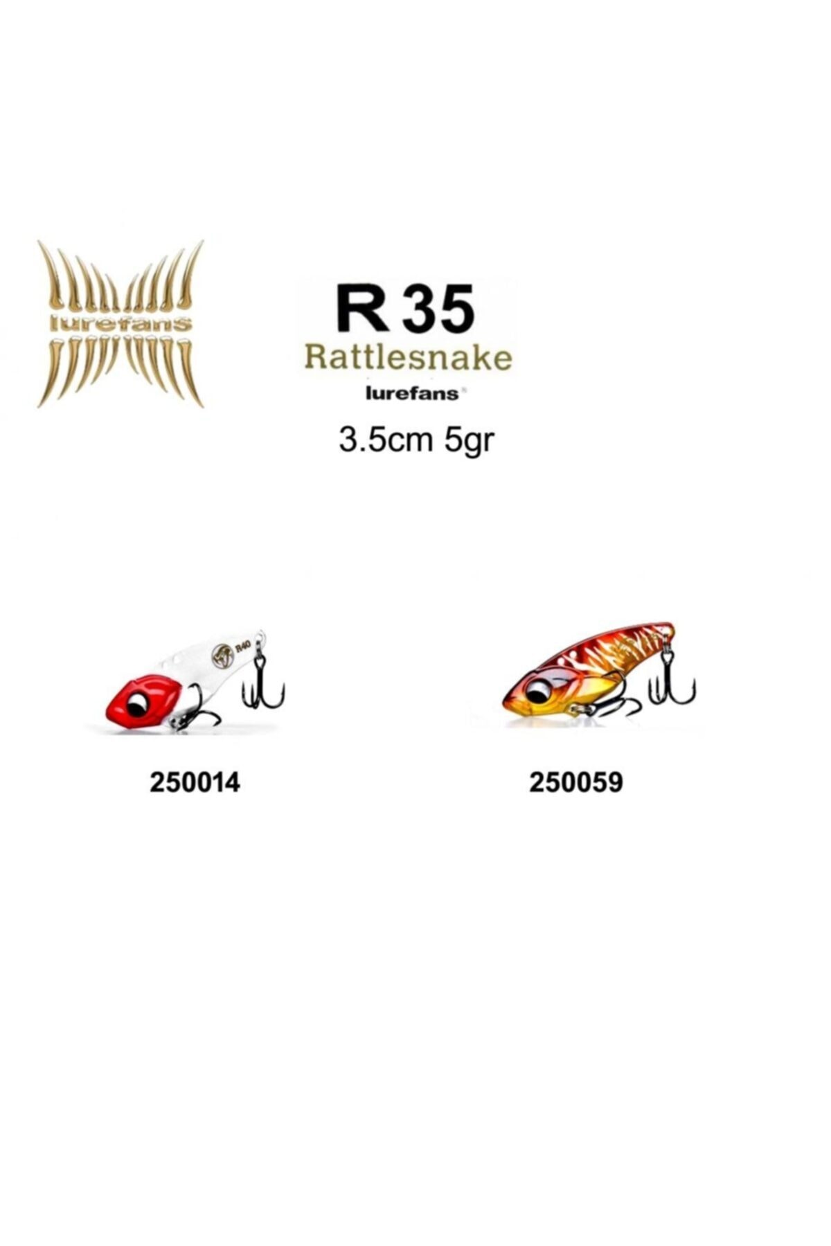 LUREFANS R35 3.5cm 5g Vibrasyon Yem Color: 14