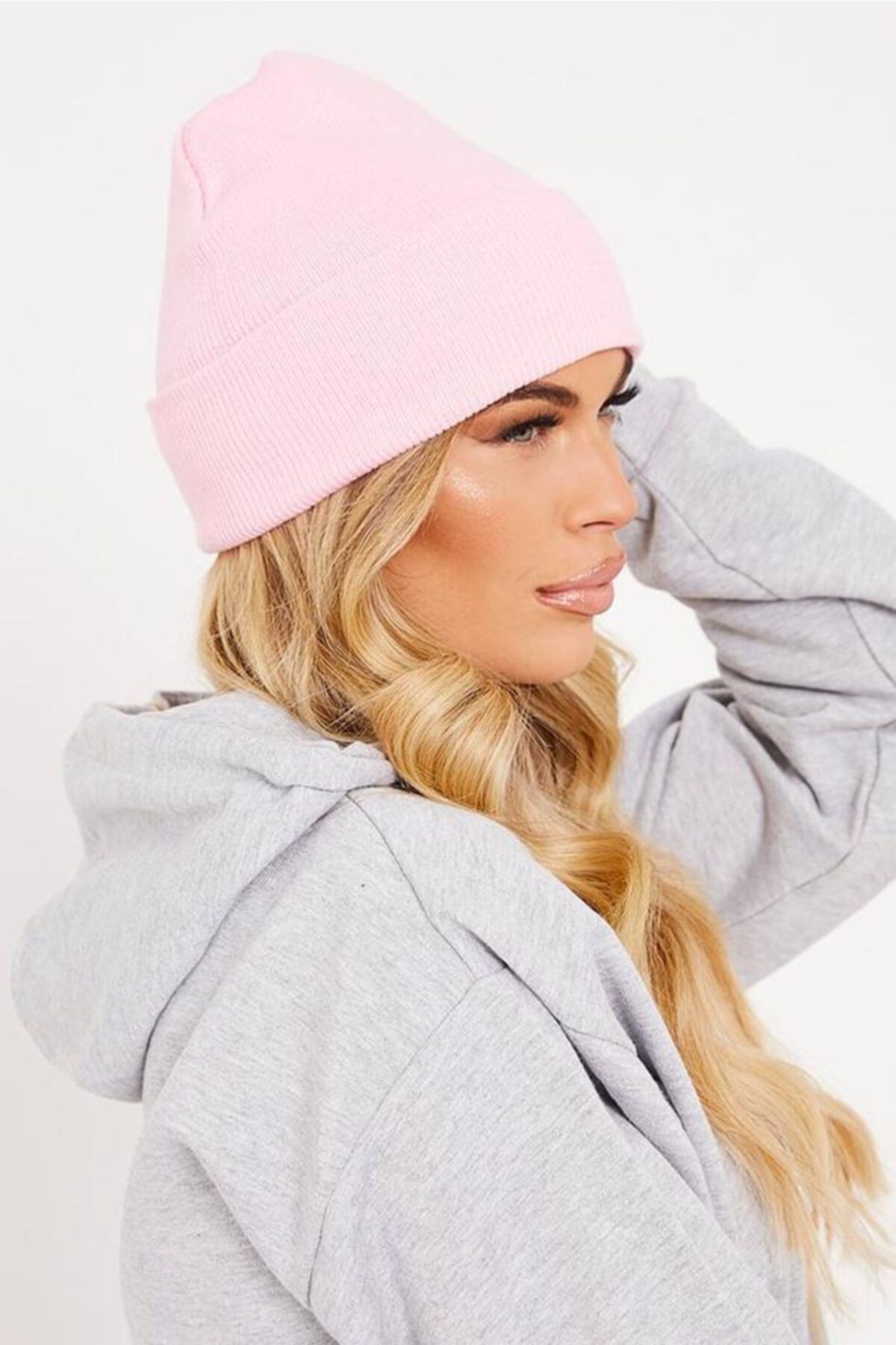 Goldmine Unisex Basic Bere Pembe