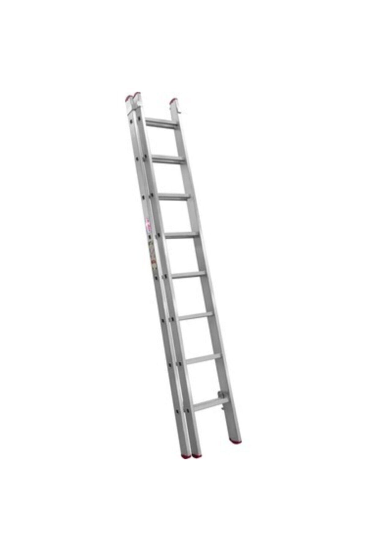 akrobat Alüminyum Ptt Itfaiye Merdiveni Sürgülü Köşeli (2×2) 4 Metre