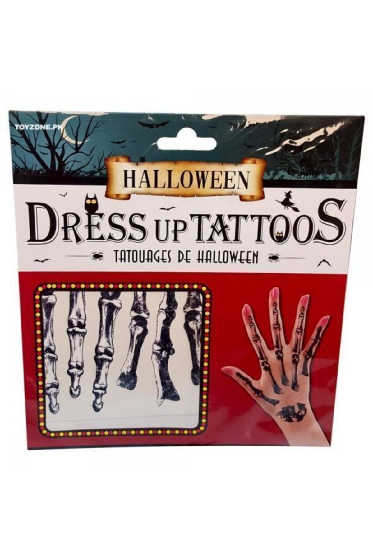 Modus Shop Cadılar Bayramı Halloween Dövme Tattoos 12li Karışık Model