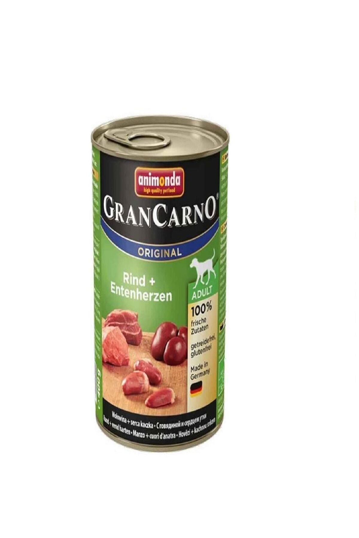 Animonda Grand Carno Sığır Etli Ördekli Köpek Konservesi 400 gr