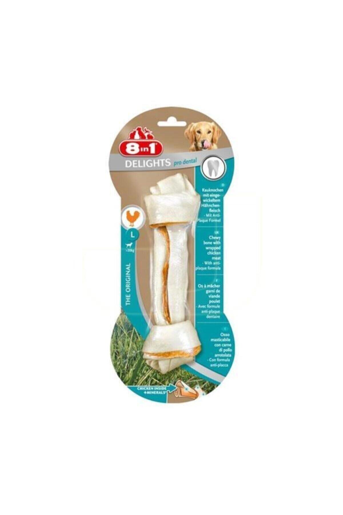 8in1 Delights Pro Dental Tavuklu Köpek Ödülü 85 Gr Large