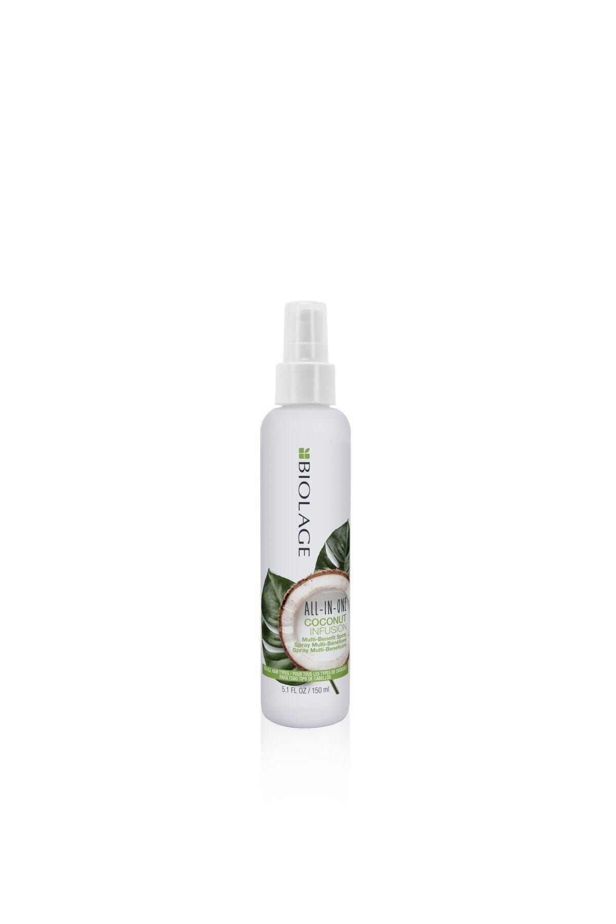 Biolage Tüm Saç Tipleri Için Hindistan Cevizi Yağı Içeren Durulanmayan Bakım Spreyi 150m