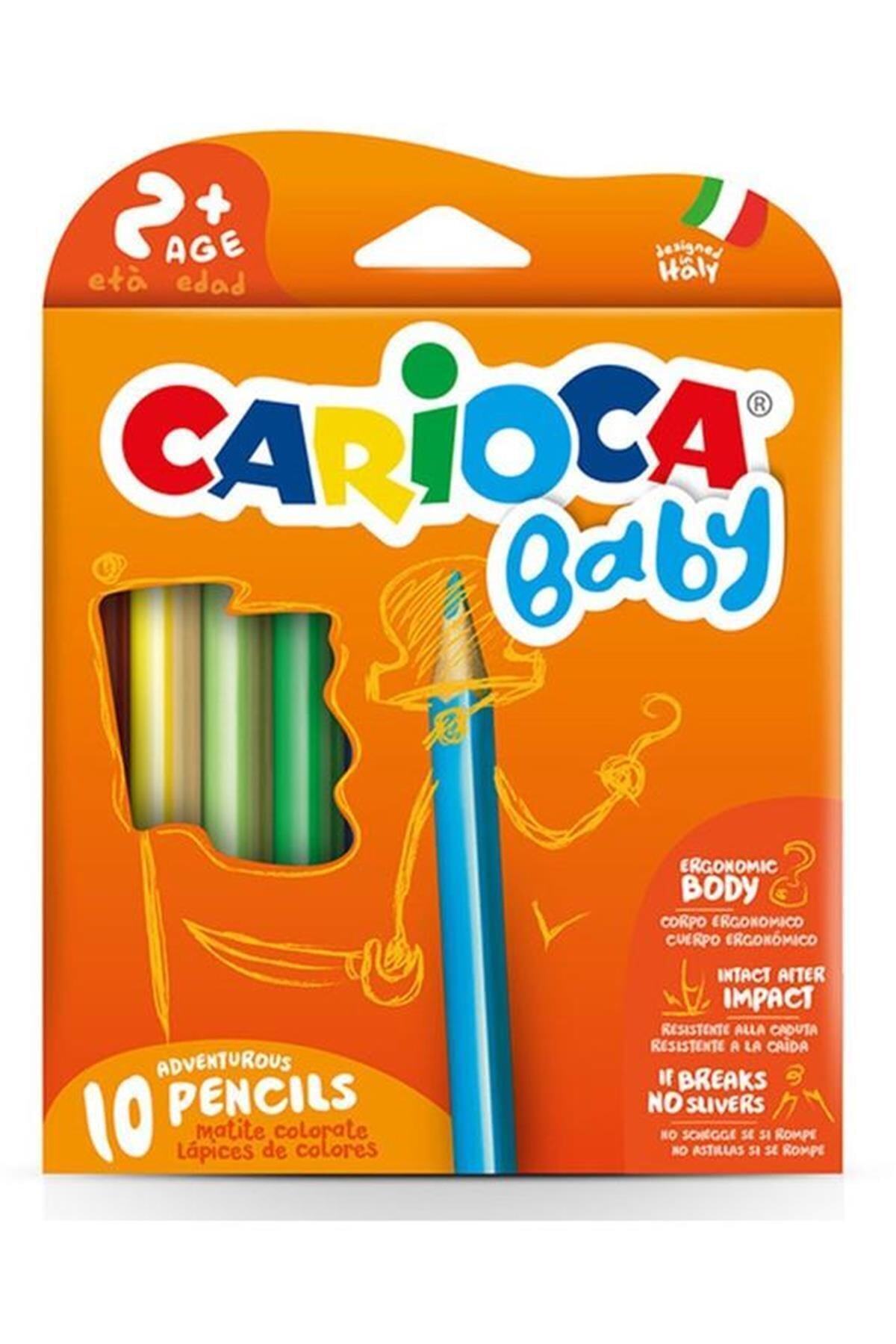 CARIOCA Marka: Carioca Baby 10 Renk Kuru Boya Kalemi 42819 Kategori: Kuru Boya Kalemi