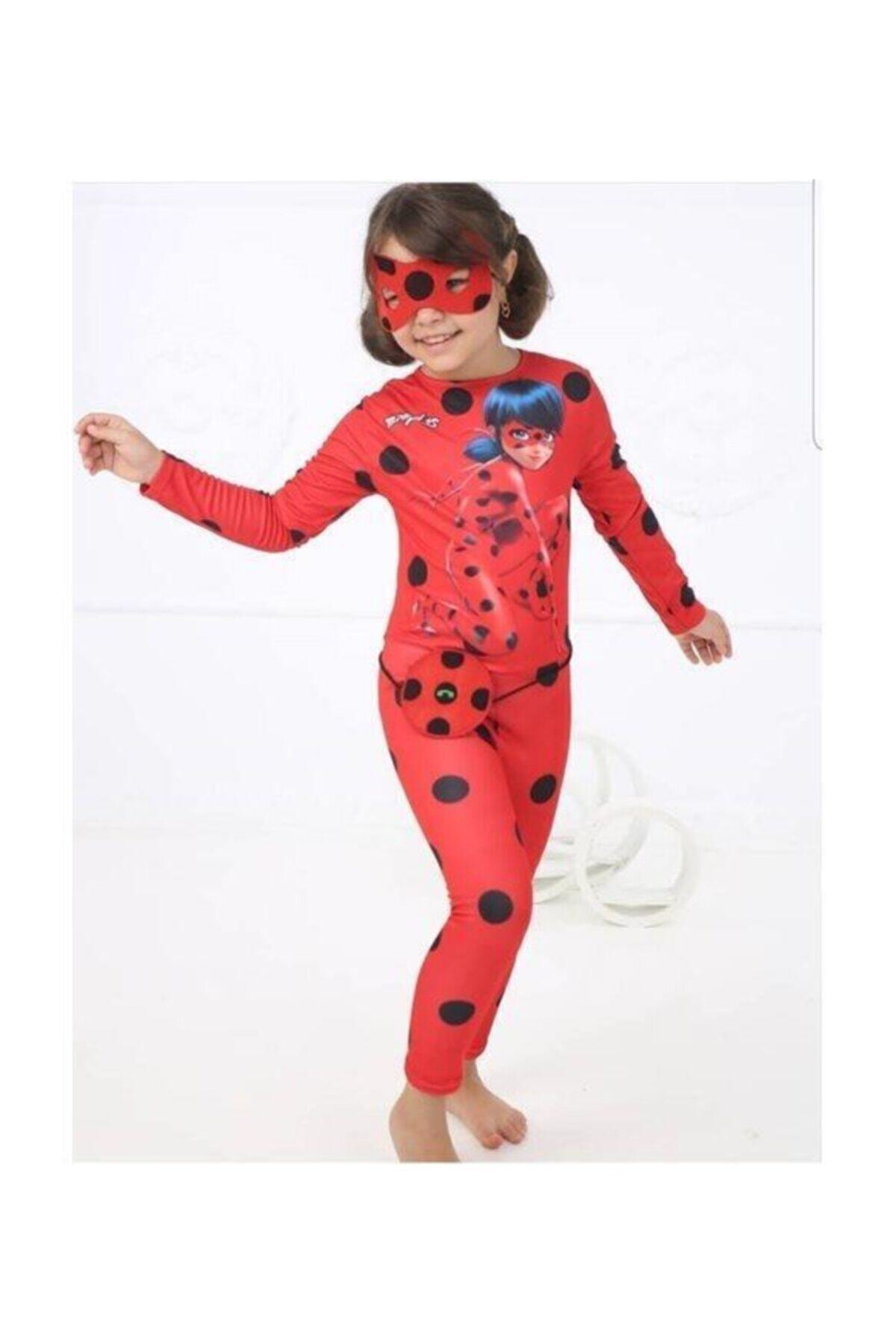 Tek Favorim Uğur Böceği Kostümü Mucize Uğur Böceği Lady Bug Kostümü Ugur Boceği Lady Bug Yeni Ürün