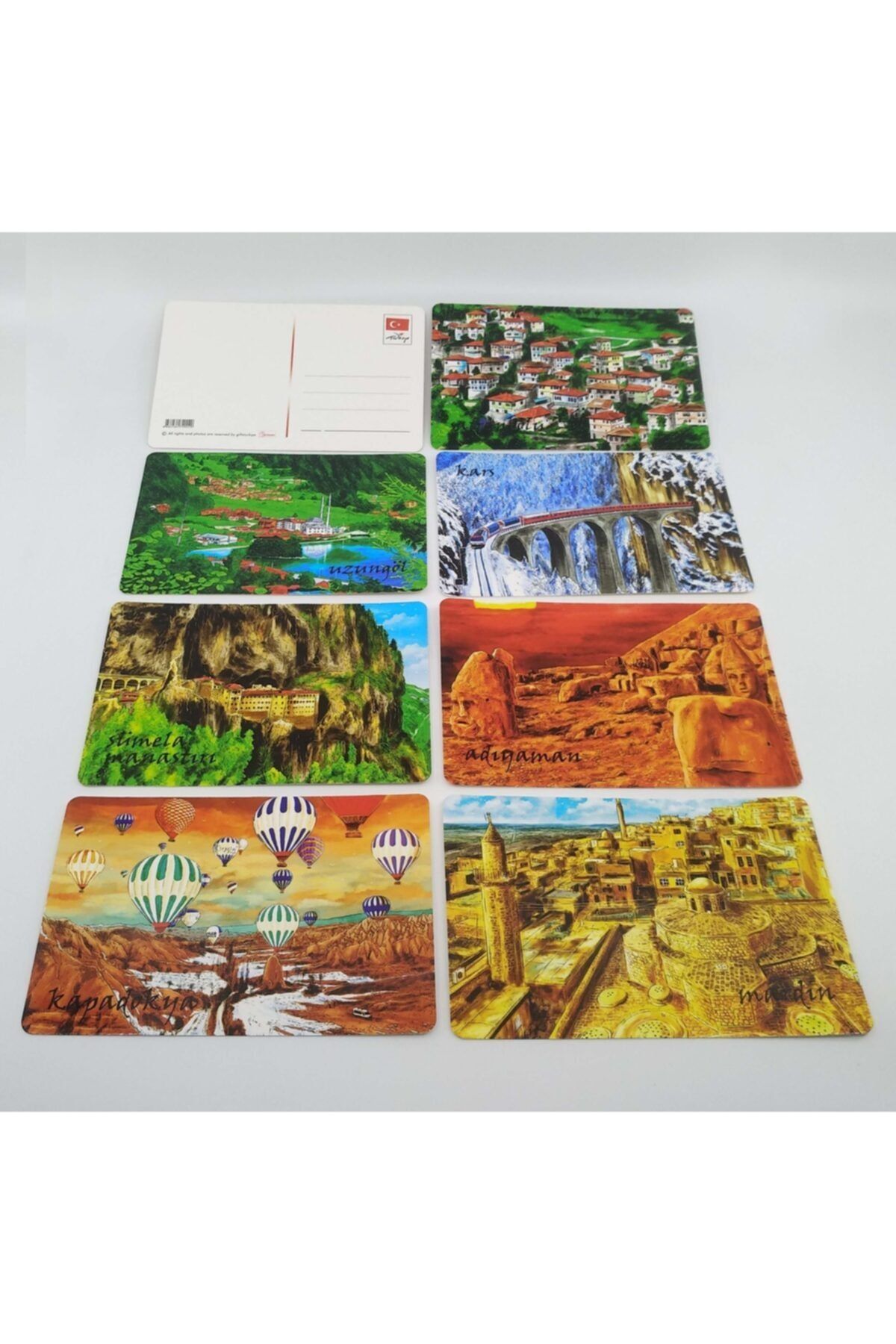 Giftsturkiye Kartpostal Anadolu Güzellikleri Yılbaşı Hediye  6 Adet