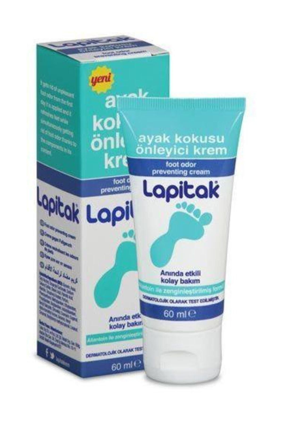 Lapitak Etkili Ayak Kokusu Giderici, Önleyici Kremi 60 ml - Ayak Kokusuna Son