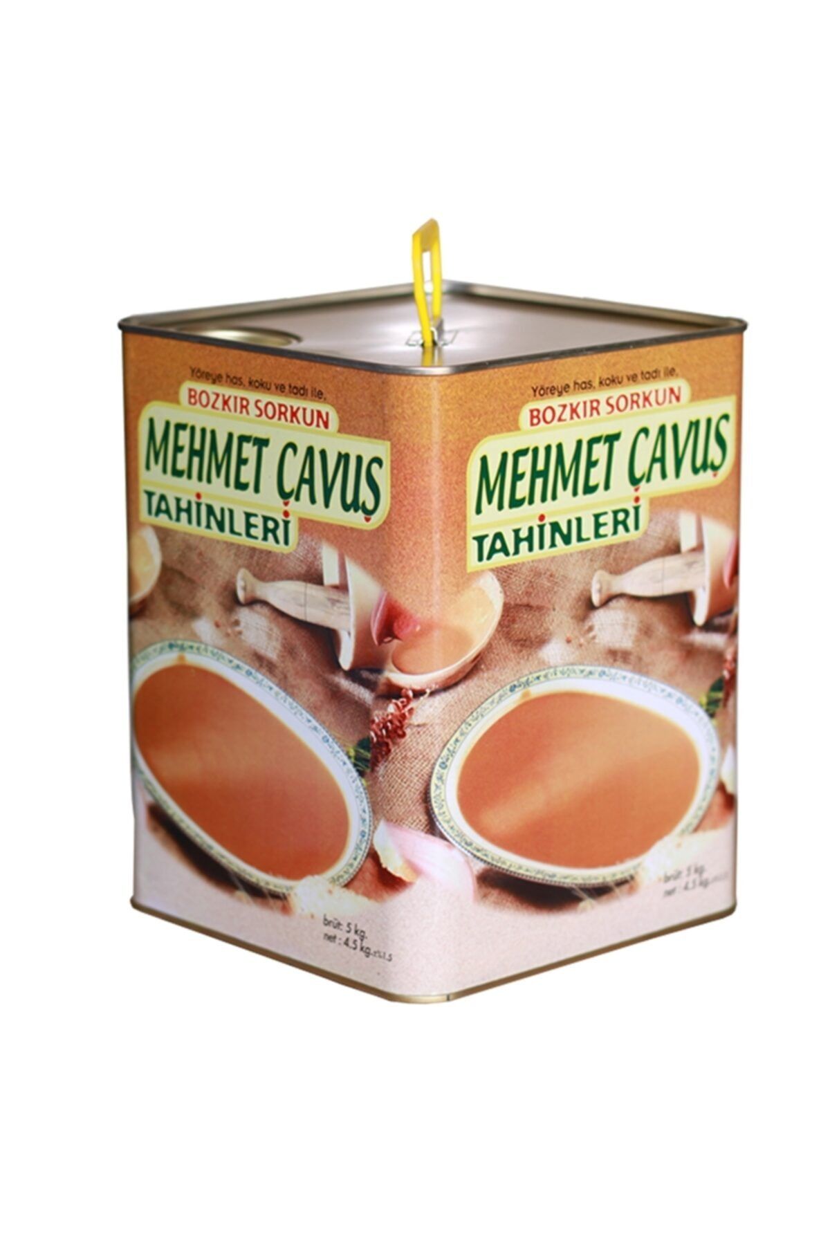 Mehmet Çavuş Kepekli Bozkır Tahini Teneke Kutu Net 4500 gr