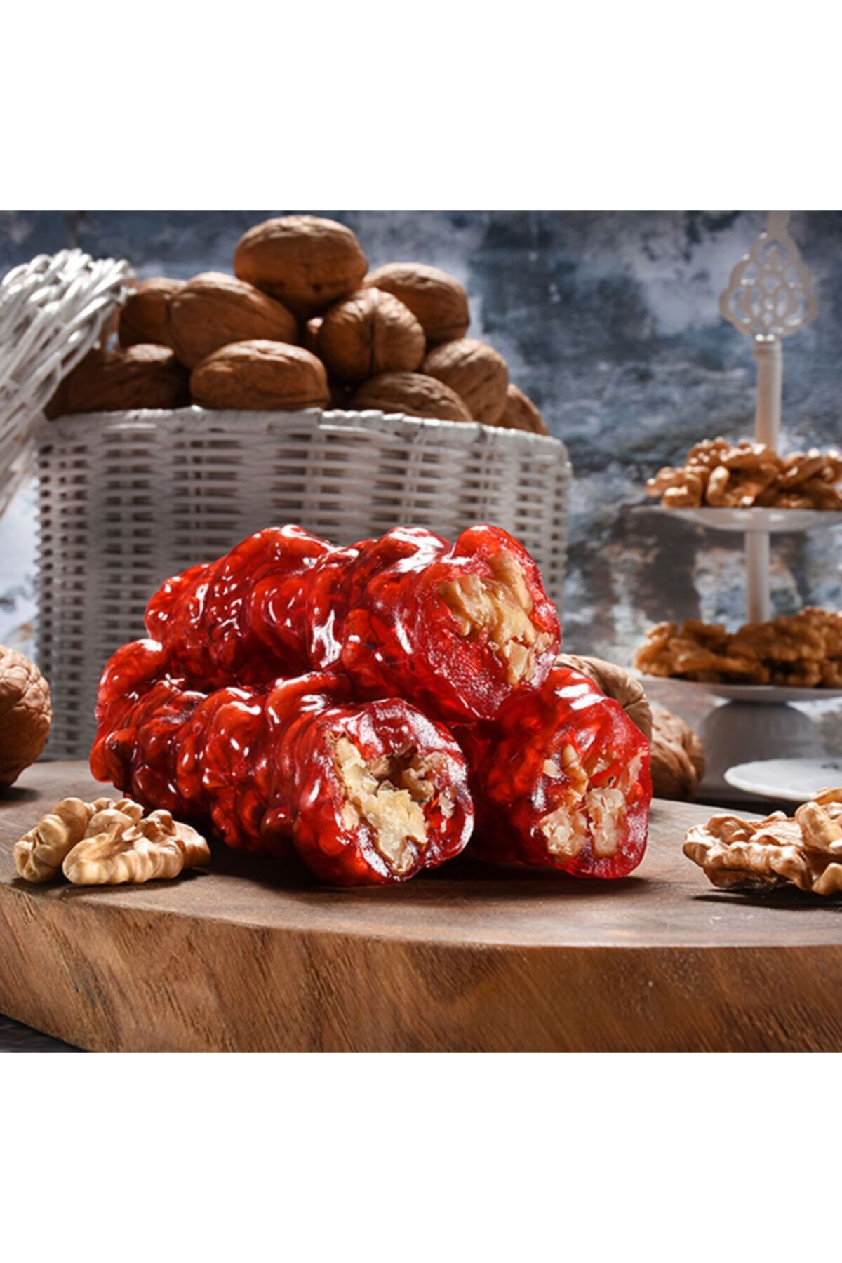 Özgür Kuruyemiş Kelebek Cevizli Nar Aromalı Sucuk 250 Gr