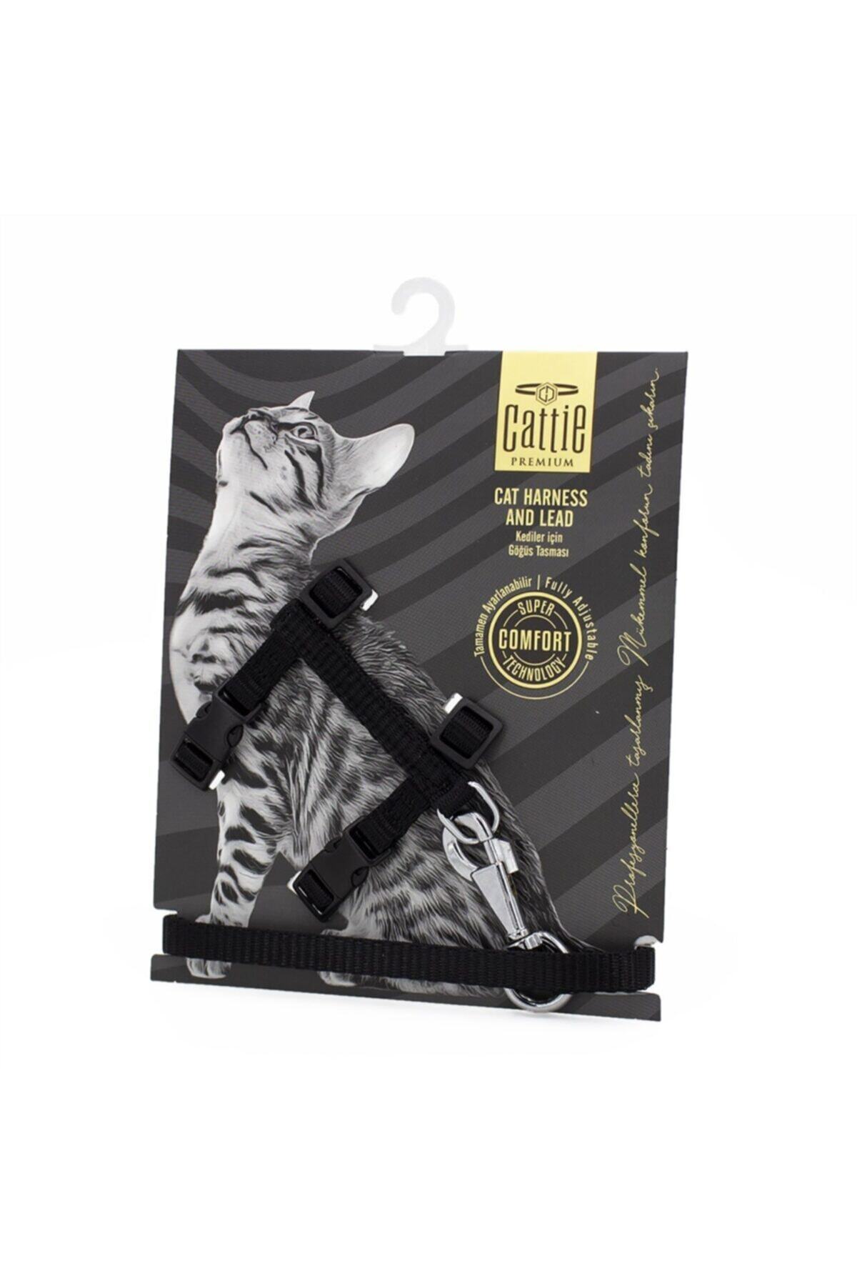 Doggie Kedi Göğüs Tasması 22/36 Cm Siyah